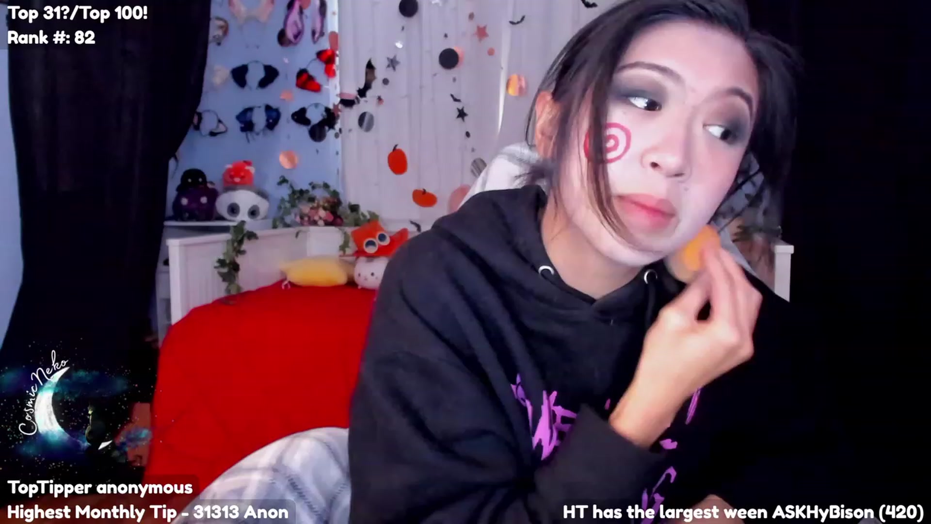 Gallery image thumbnail from CosmicNeko's myfreecams stream on, 10/30/2023, 23:25 image 11 of 20