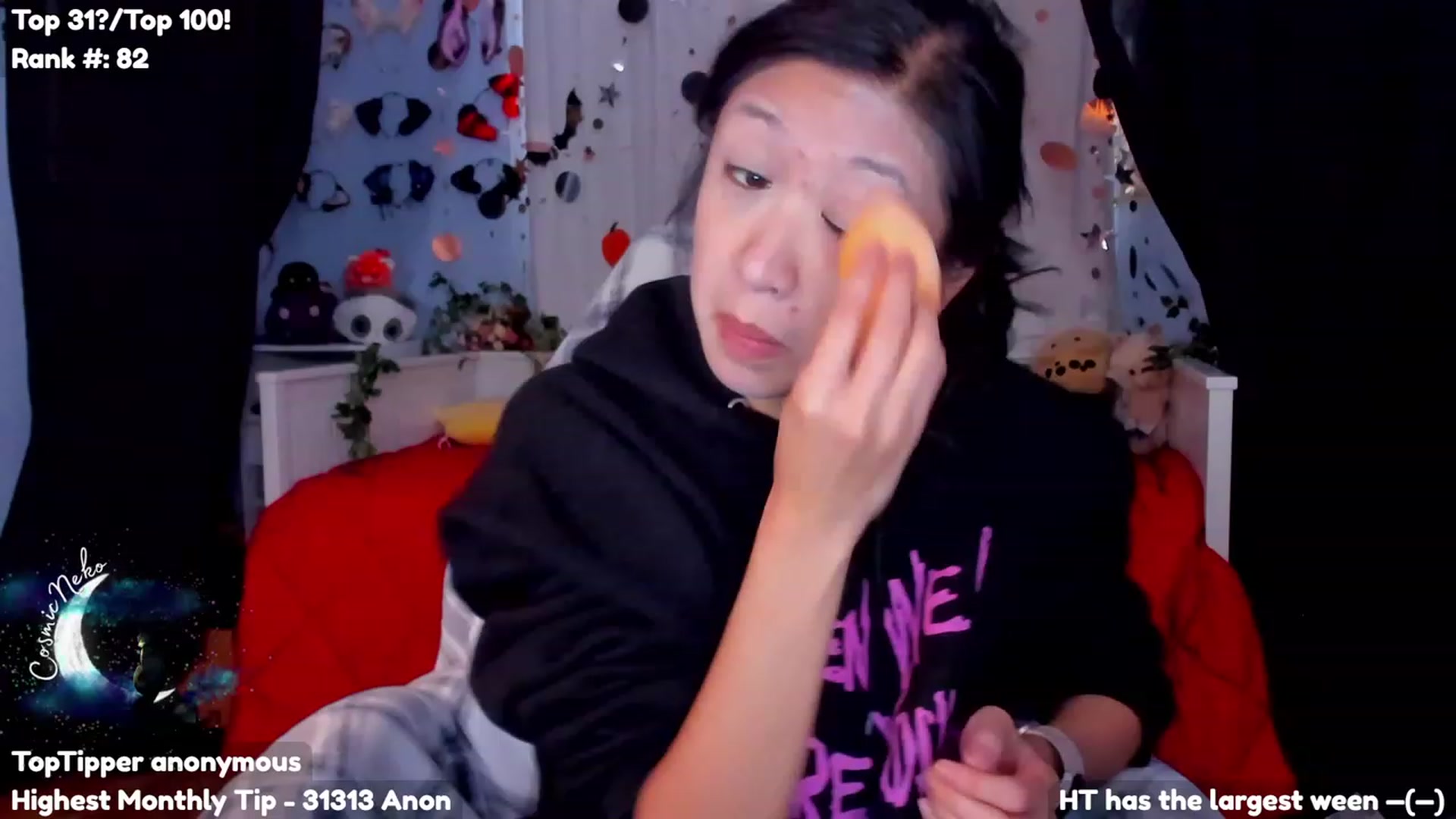Gallery image thumbnail from CosmicNeko's myfreecams stream on, 10/30/2023, 23:25 image 2 of 20