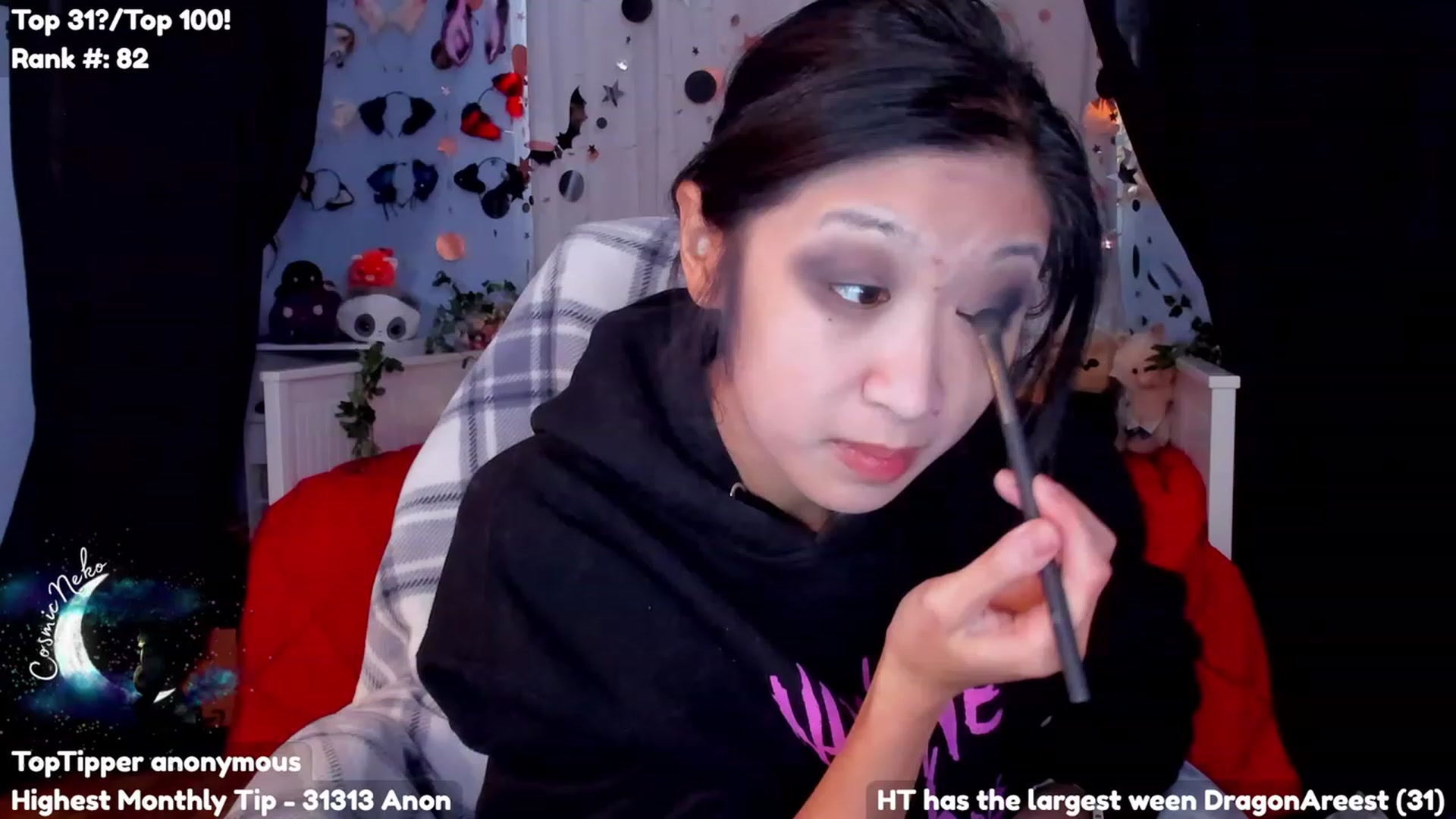 Gallery image thumbnail from CosmicNeko's myfreecams stream on, 10/30/2023, 23:25 image 4 of 20