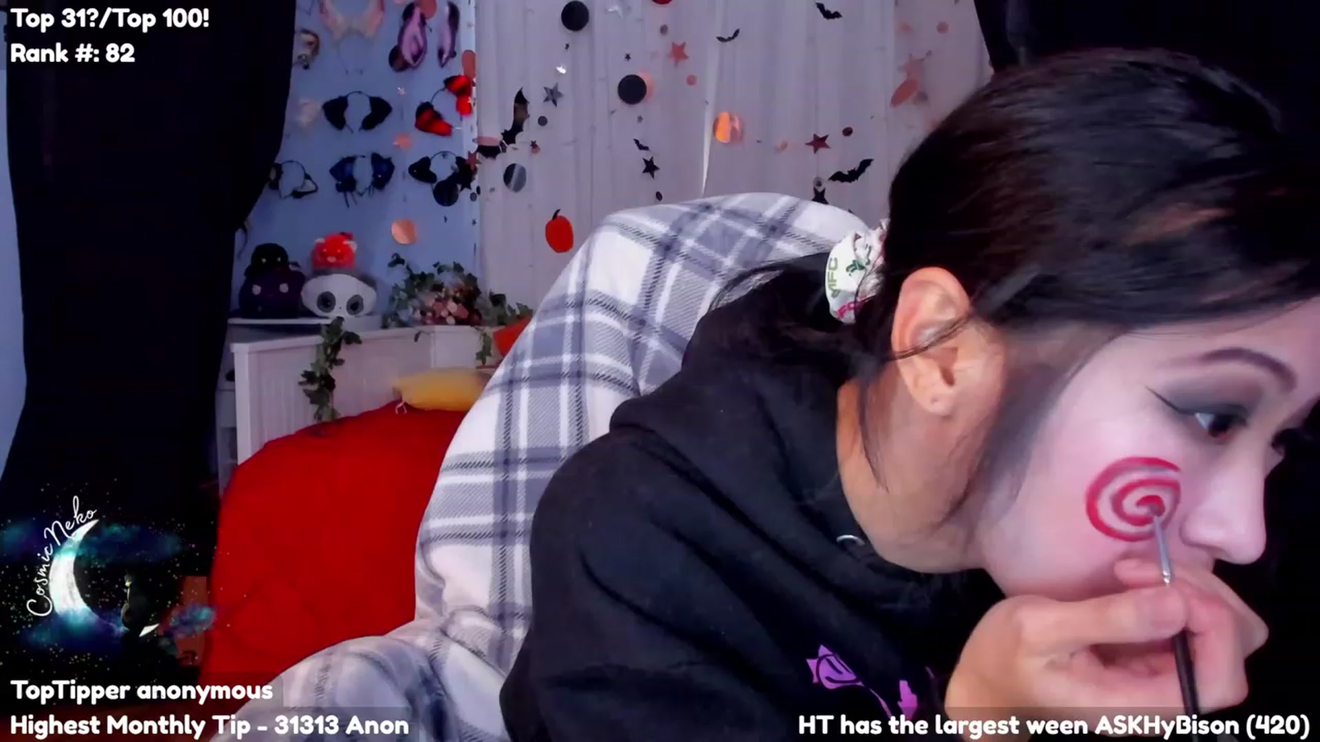 Gallery image thumbnail from CosmicNeko's myfreecams stream on, 10/30/2023, 23:25 image 17 of 20