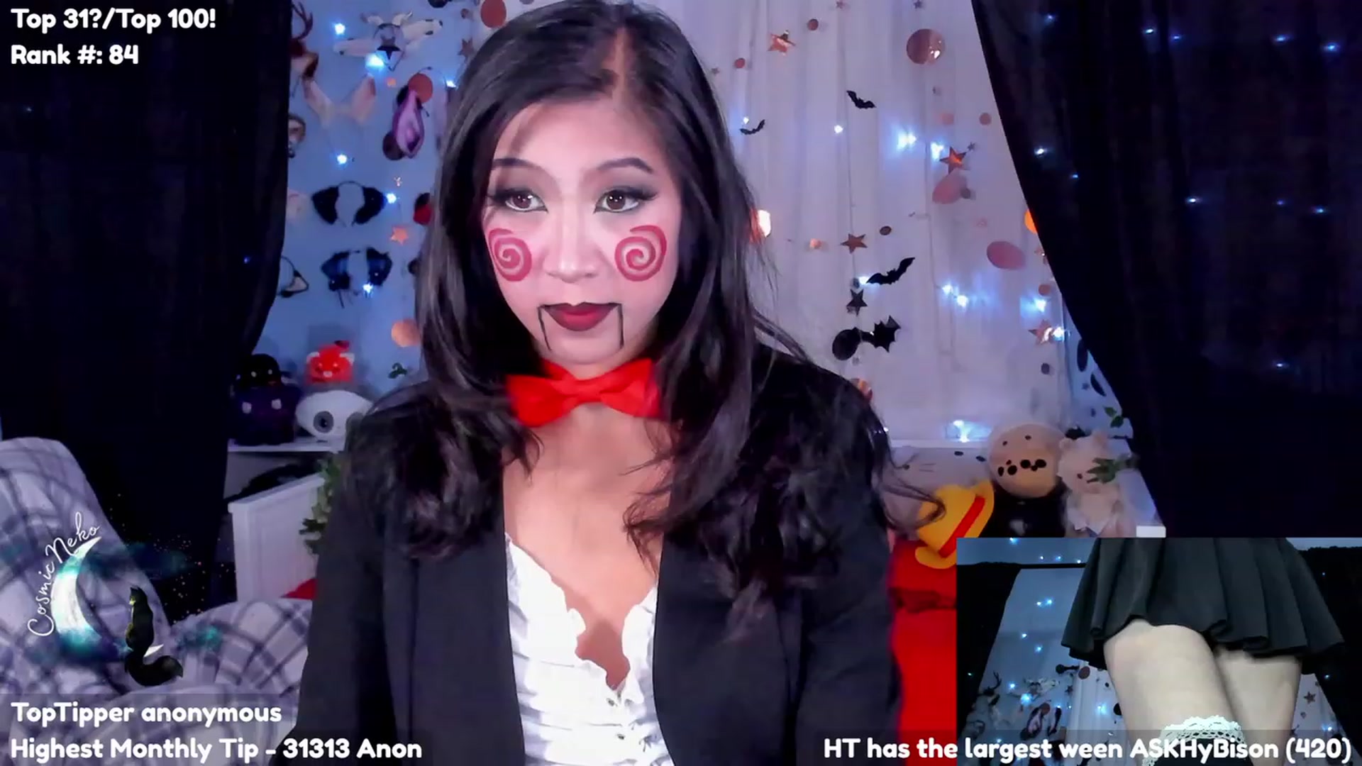 Gallery image thumbnail from CosmicNeko's myfreecams stream on, 10/31/2023, 02:26 image 2 of 20