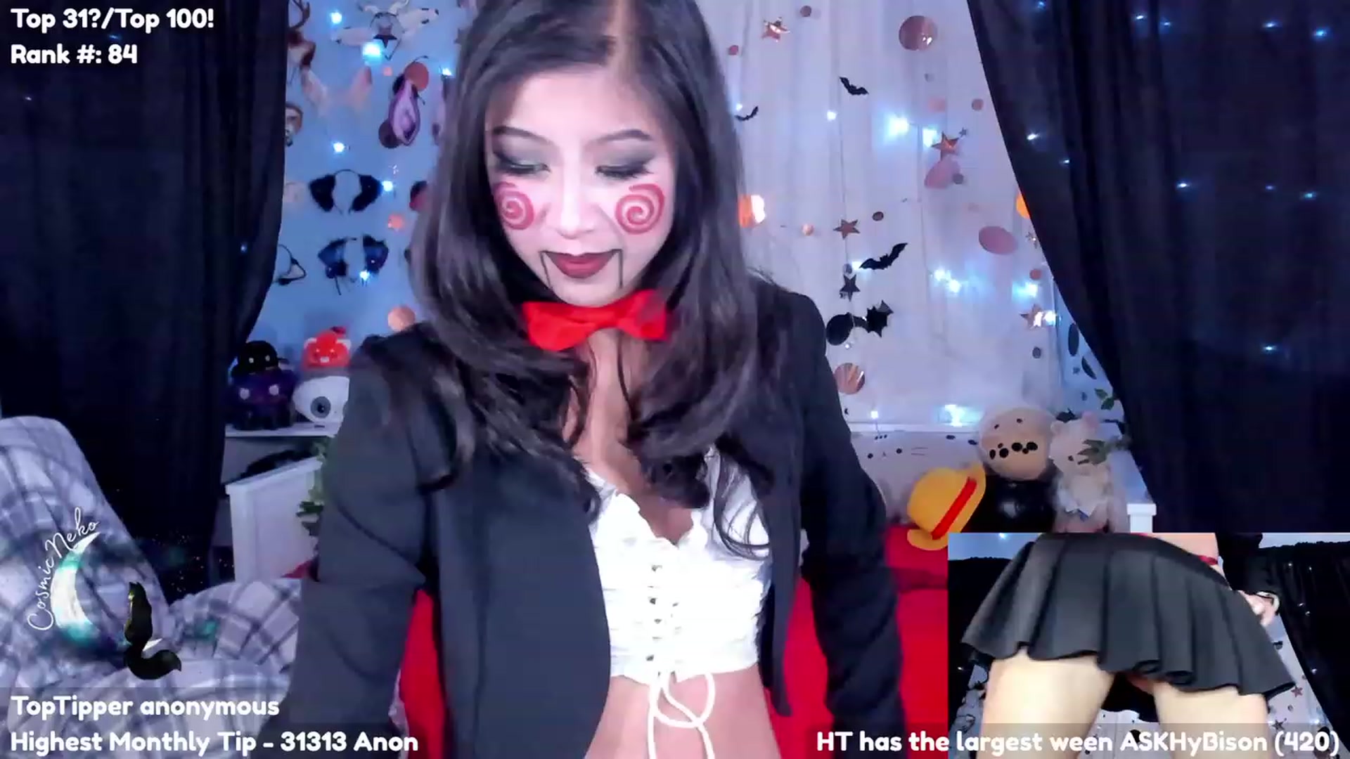 Gallery image thumbnail from CosmicNeko's myfreecams stream on, 10/31/2023, 02:26 image 14 of 20