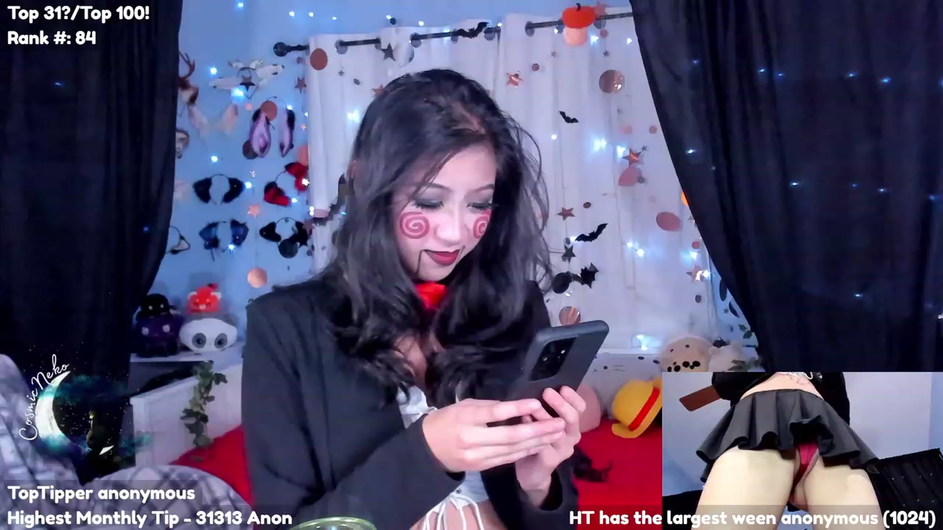 Gallery image thumbnail from CosmicNeko's myfreecams stream on, 10/31/2023, 05:49 image 5 of 20