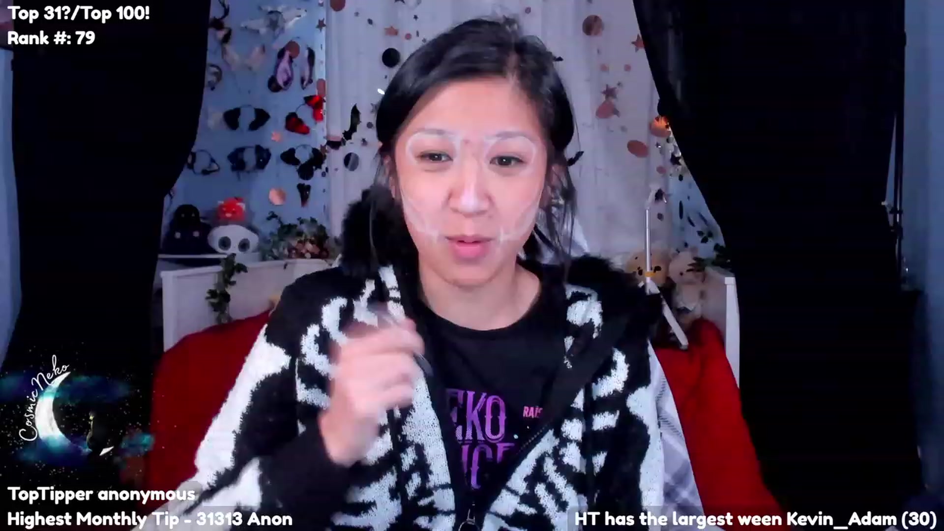 Gallery image thumbnail from CosmicNeko's myfreecams stream on, 10/31/2023, 22:45 image 4 of 20