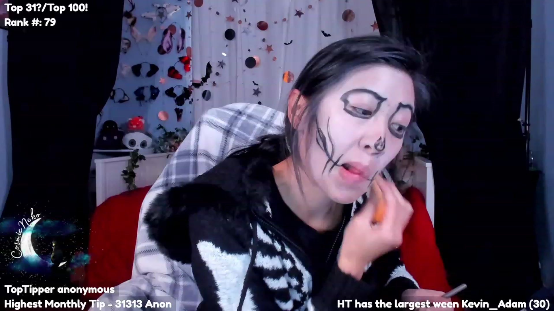 Gallery image thumbnail from CosmicNeko's myfreecams stream on, 10/31/2023, 22:45 image 13 of 20