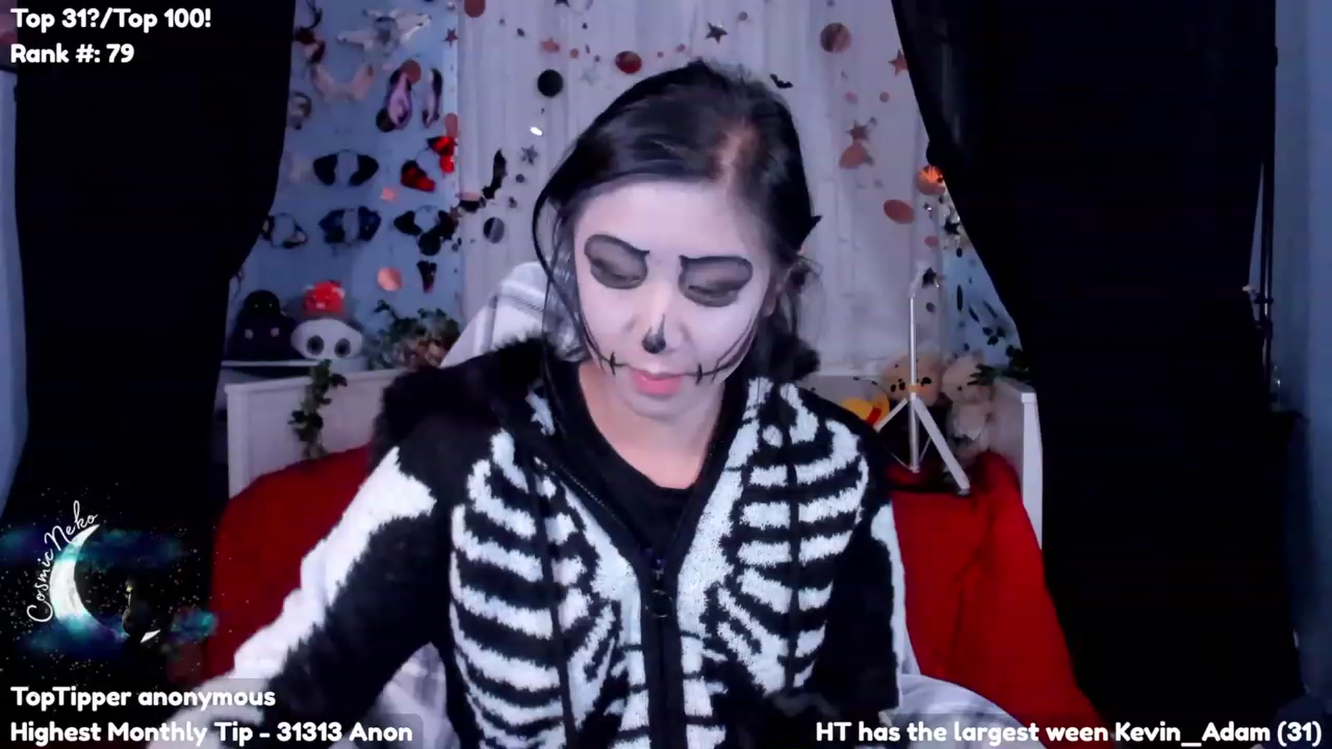 Gallery image thumbnail from CosmicNeko's myfreecams stream on, 10/31/2023, 22:45 image 18 of 20