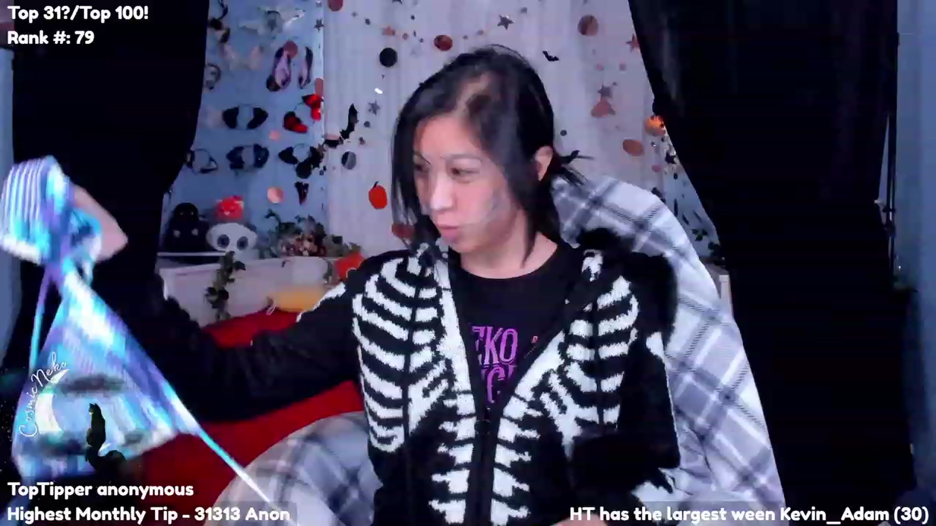 Gallery image thumbnail from CosmicNeko's myfreecams stream on, 10/31/2023, 22:45 image 5 of 20