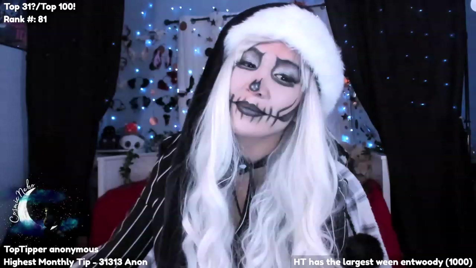 Gallery image thumbnail from CosmicNeko's myfreecams stream on, 11/01/2023, 04:48 image 5 of 20