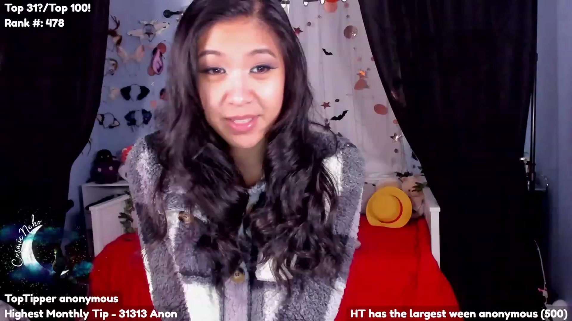 Gallery image thumbnail from CosmicNeko's myfreecams stream on, 12/01/2023, 20:23 image 12 of 20