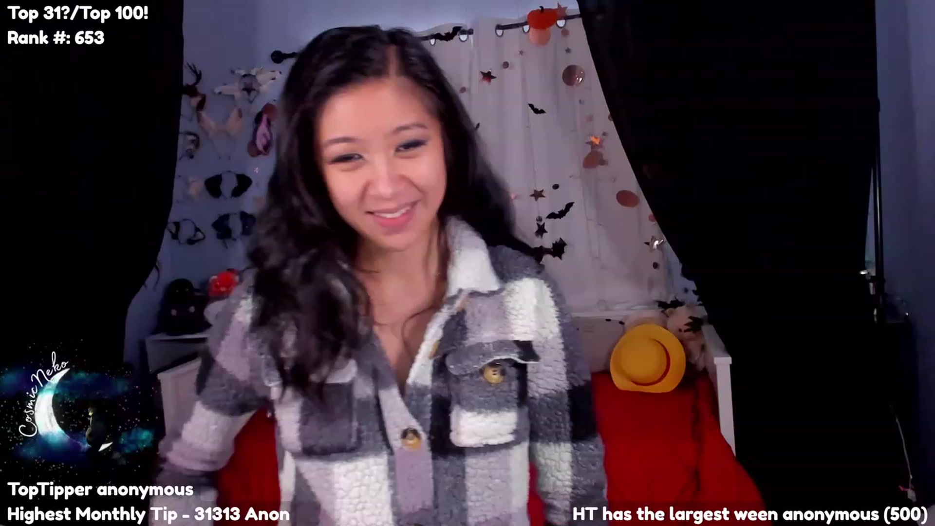 Gallery image thumbnail from CosmicNeko's myfreecams stream on, 12/01/2023, 20:23 image 4 of 20