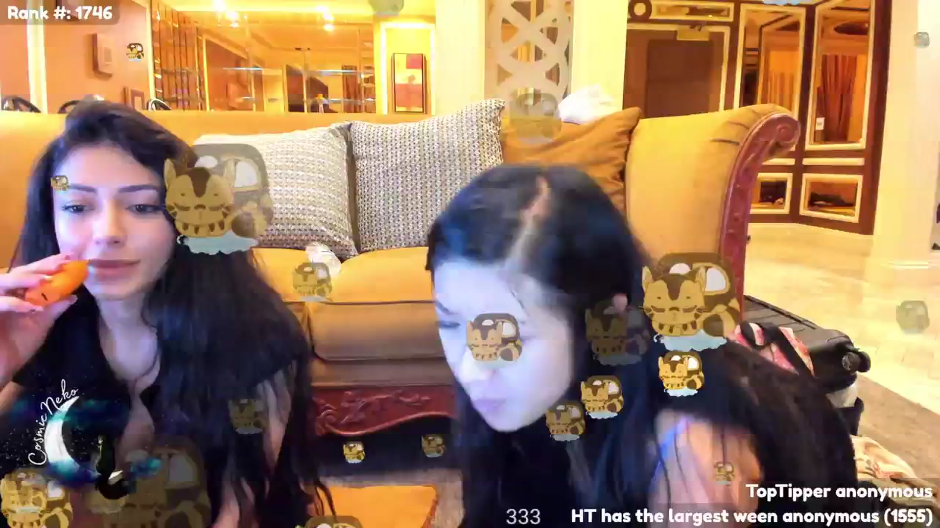 Gallery image thumbnail from CosmicNeko's myfreecams stream on, 01/23/2024, 08:54 image 12 of 20