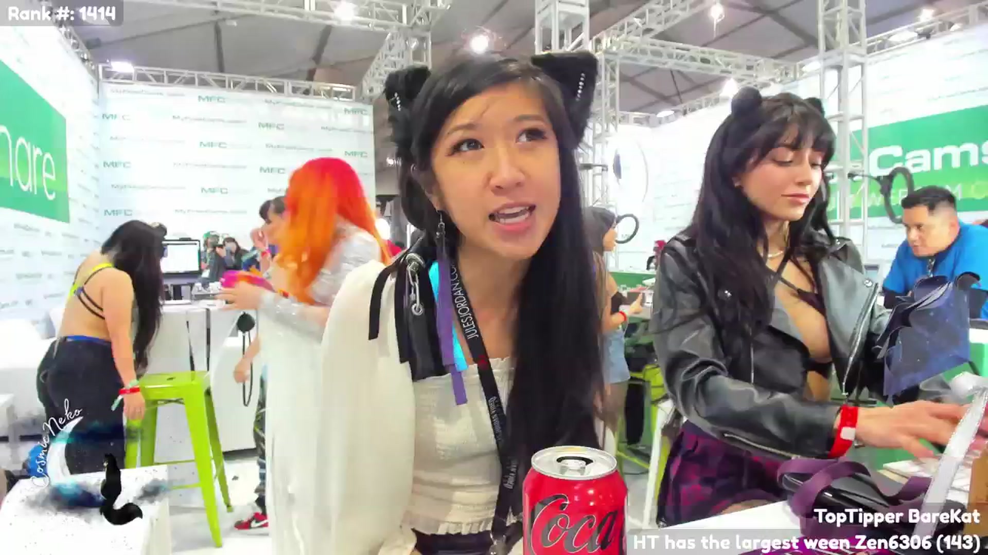 Gallery image thumbnail from CosmicNeko's myfreecams stream on, 01/25/2024, 03:44 image 13 of 20