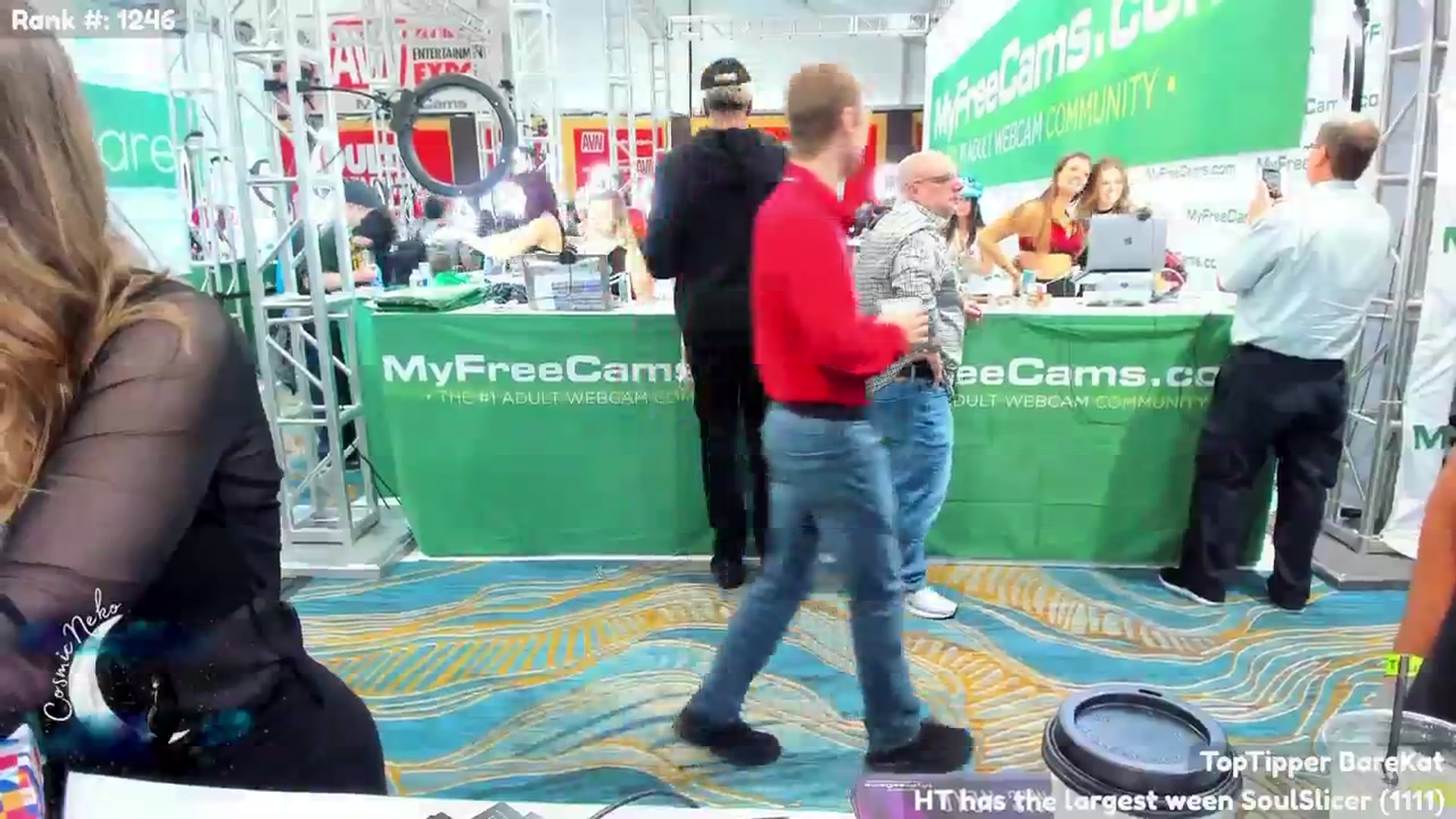 Gallery image thumbnail from CosmicNeko's myfreecams stream on, 01/25/2024, 22:20 image 10 of 20
