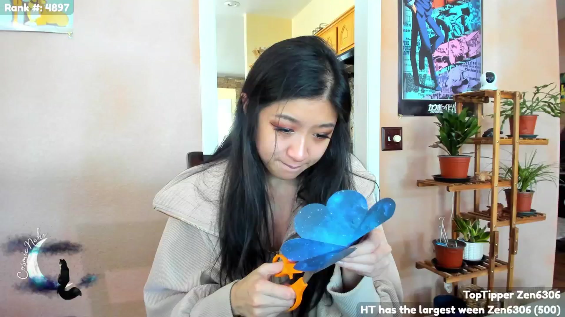 Gallery image thumbnail from CosmicNeko's myfreecams stream on, 02/11/2024, 19:34 image 3 of 20
