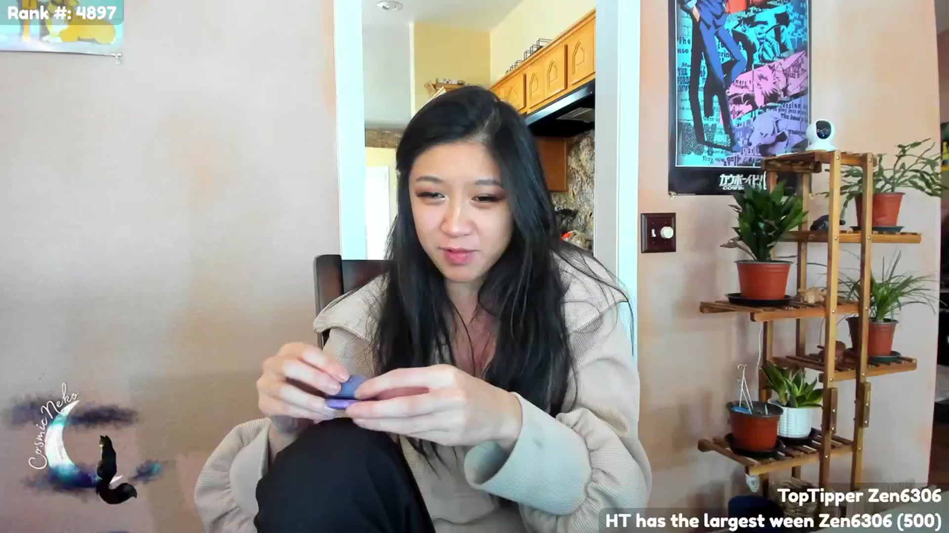 Gallery image thumbnail from CosmicNeko's myfreecams stream on, 02/11/2024, 19:34 image 4 of 20