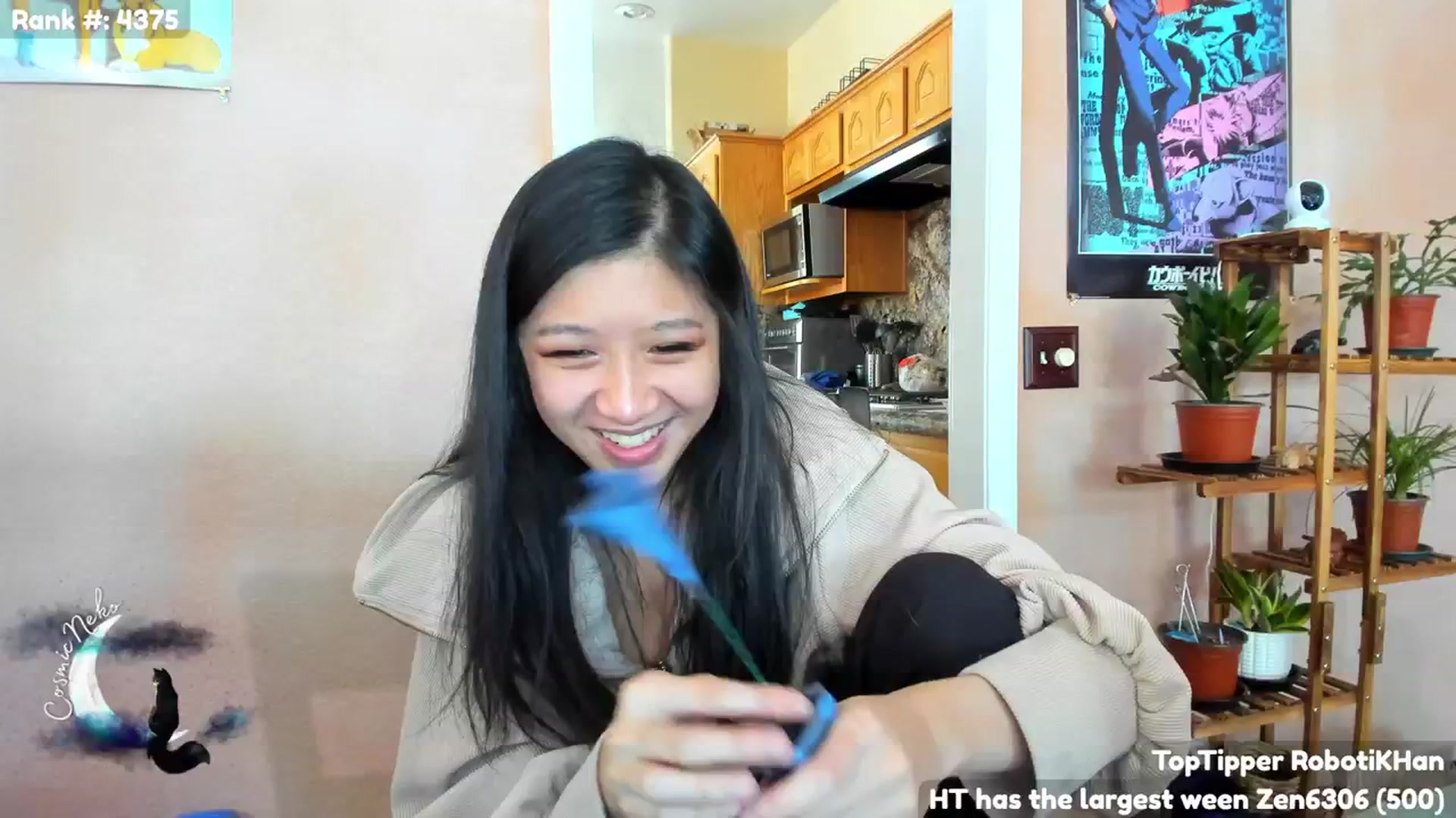 Gallery image thumbnail from CosmicNeko's myfreecams stream on, 02/11/2024, 19:34 image 13 of 20