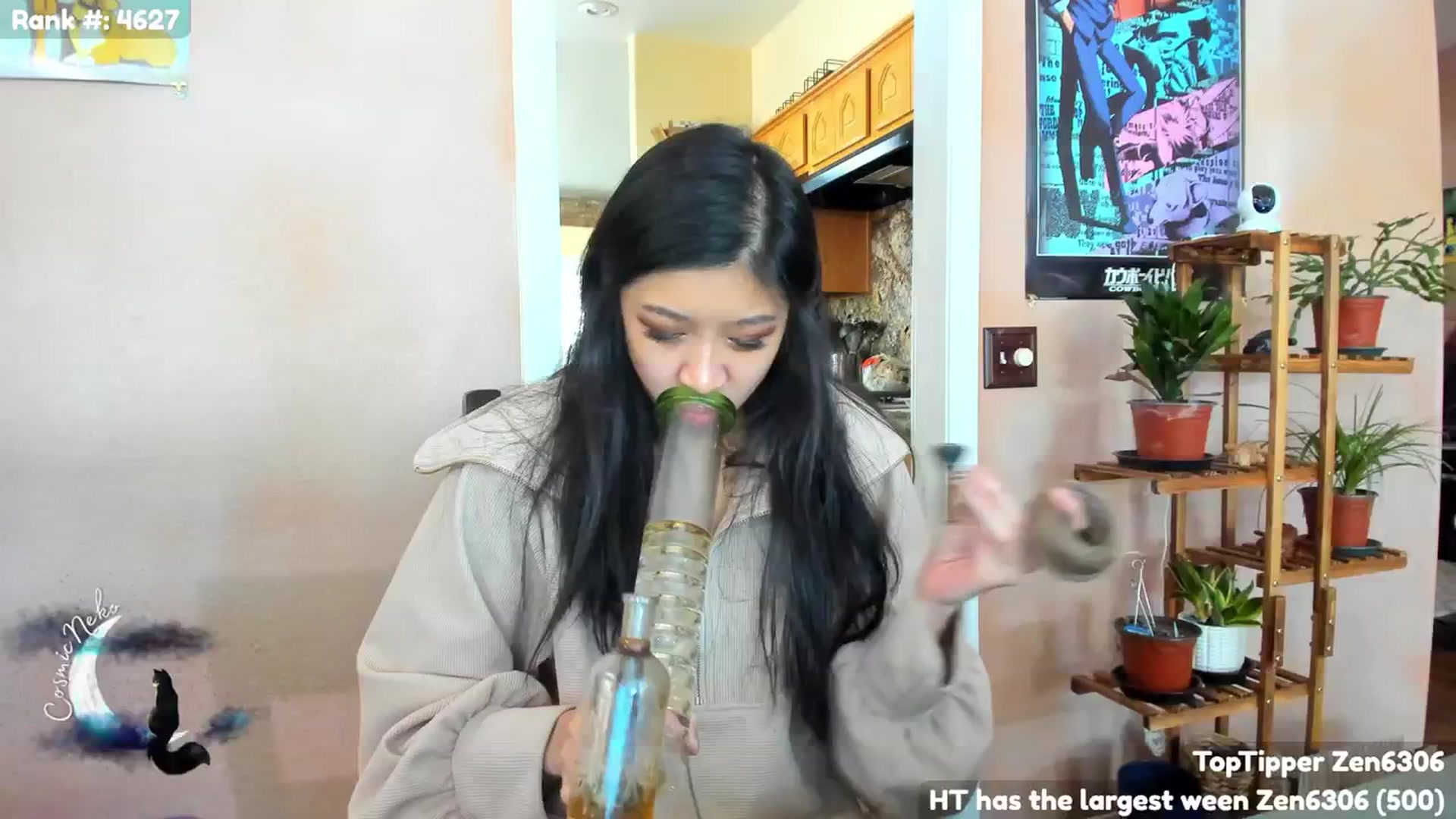 Gallery image thumbnail from CosmicNeko's myfreecams stream on, 02/11/2024, 19:34 image 6 of 20