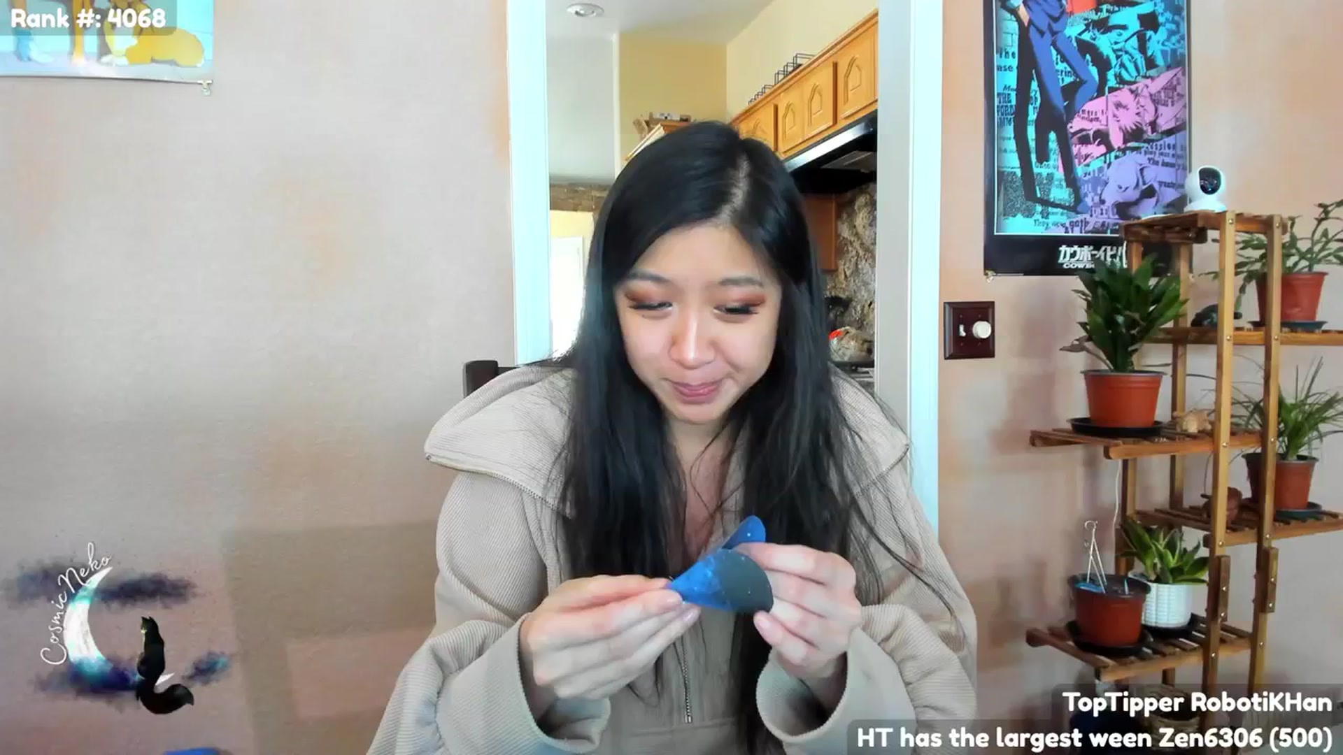 Gallery image thumbnail from CosmicNeko's myfreecams stream on, 02/11/2024, 19:34 image 16 of 20