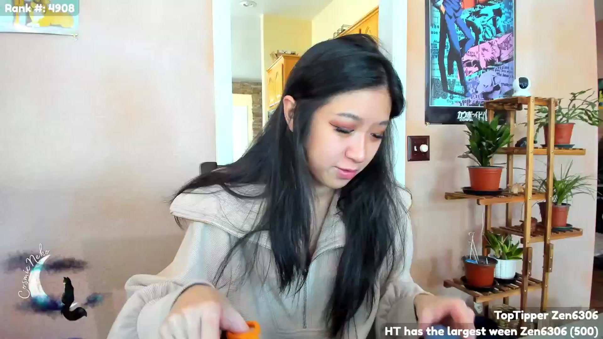 Gallery image thumbnail from CosmicNeko's myfreecams stream on, 02/11/2024, 19:34 image 2 of 20