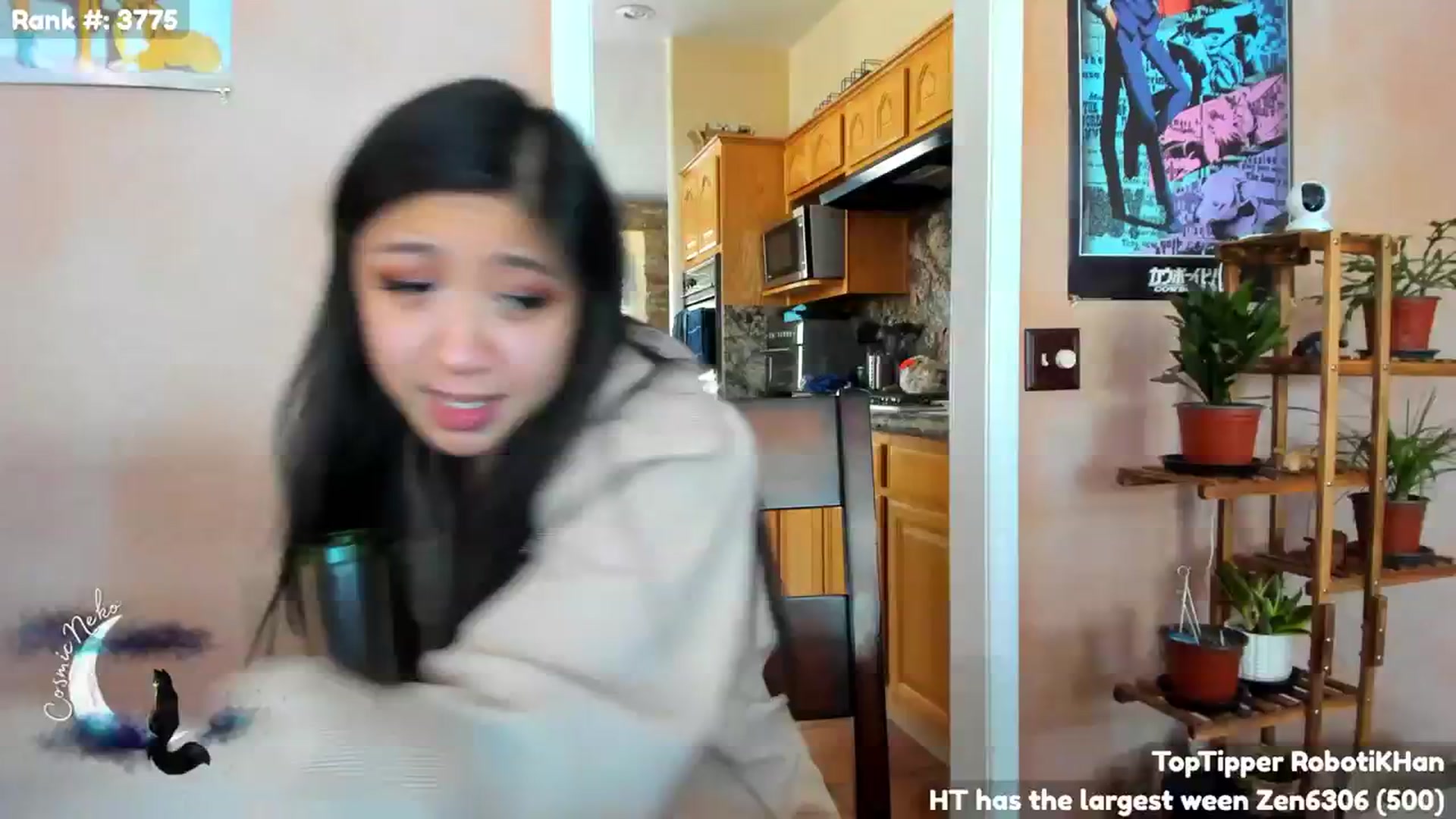 Gallery image thumbnail from CosmicNeko's myfreecams stream on, 02/11/2024, 19:49 image 2 of 20