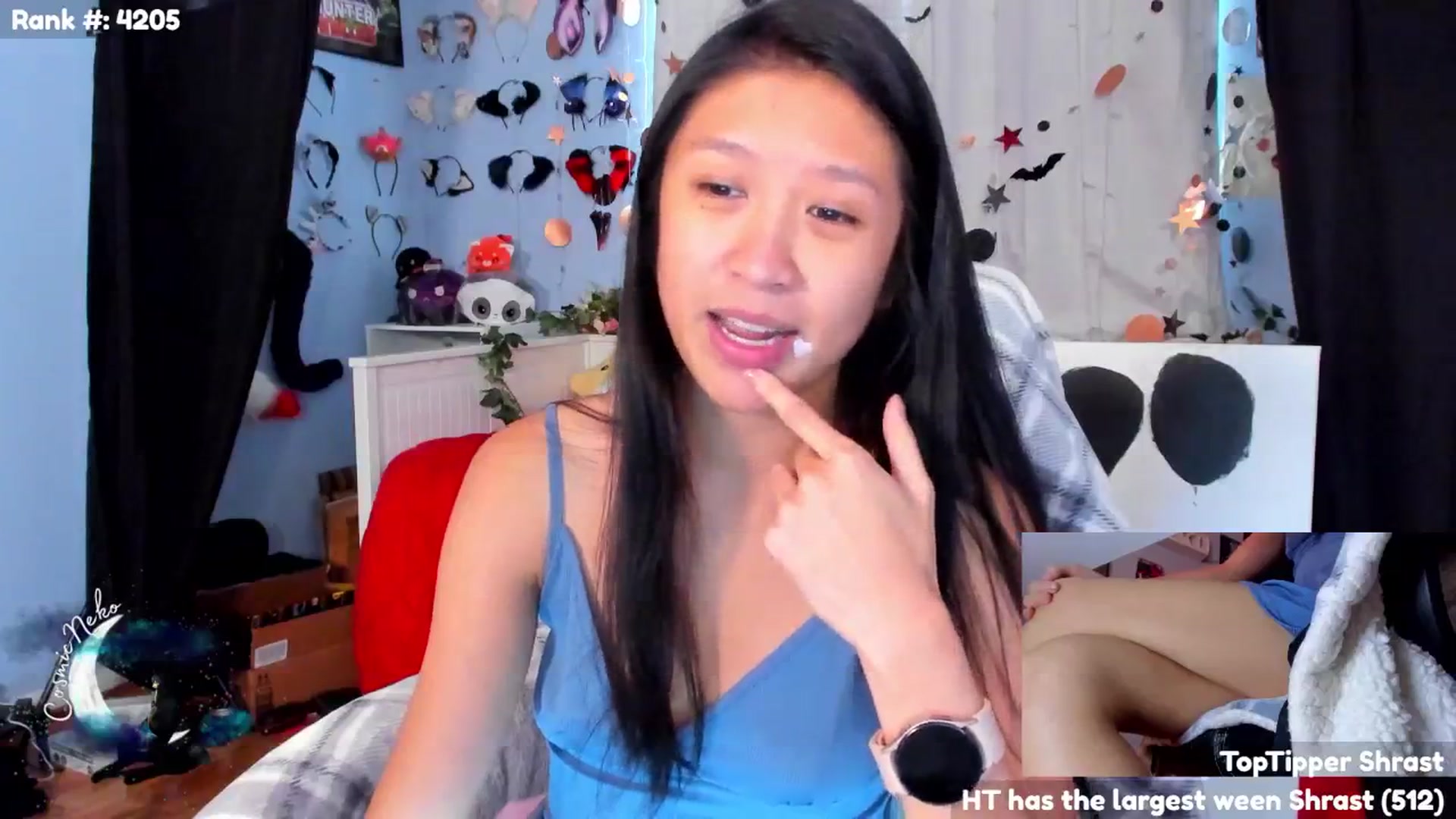 Gallery image thumbnail from CosmicNeko's myfreecams stream on, 06/13/2024, 23:02 image 17 of 20