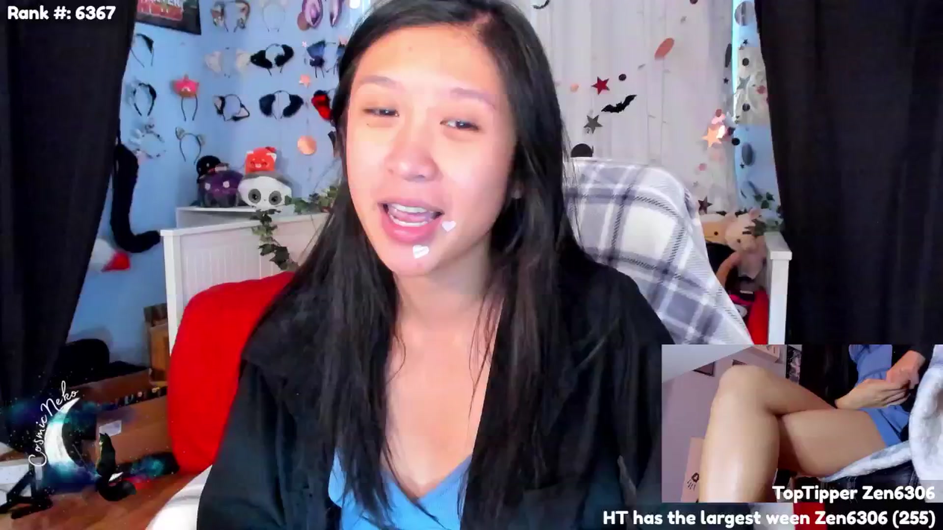 Gallery image thumbnail from CosmicNeko's myfreecams stream on, 06/13/2024, 23:02 image 8 of 20