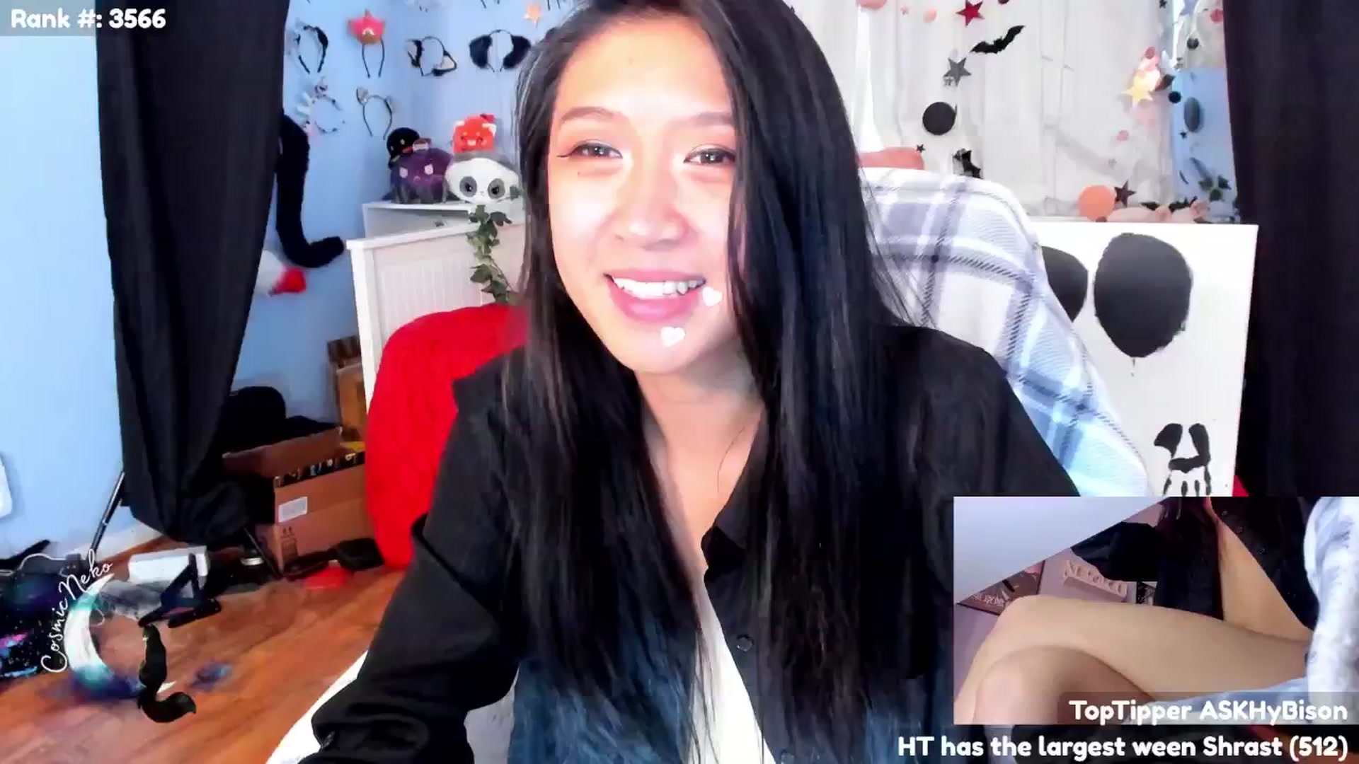 Gallery image thumbnail from CosmicNeko's myfreecams stream on, 06/13/2024, 23:35 image 10 of 20
