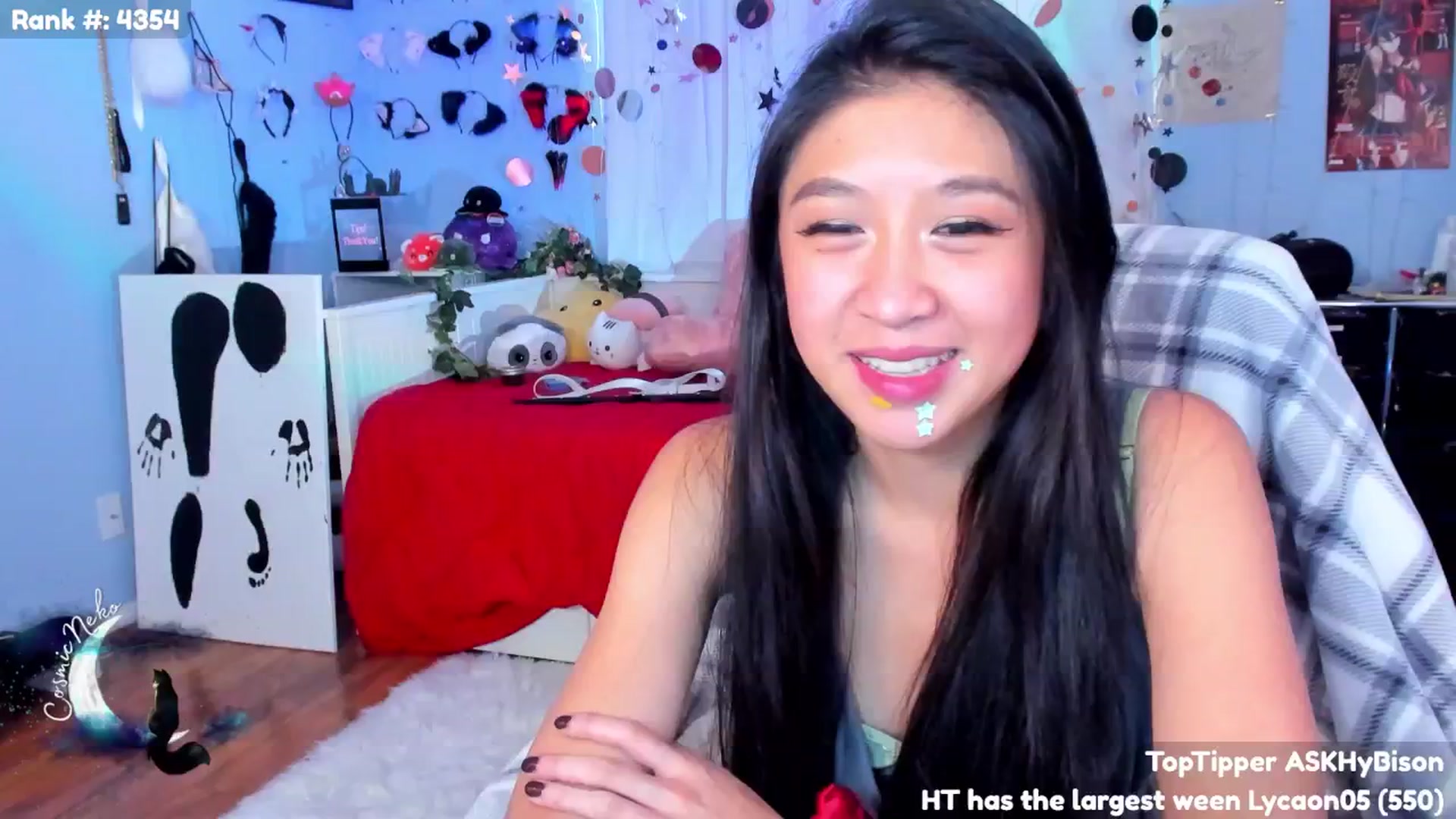 Gallery image thumbnail from CosmicNeko's myfreecams stream on, 06/23/2024, 23:37 image 12 of 20