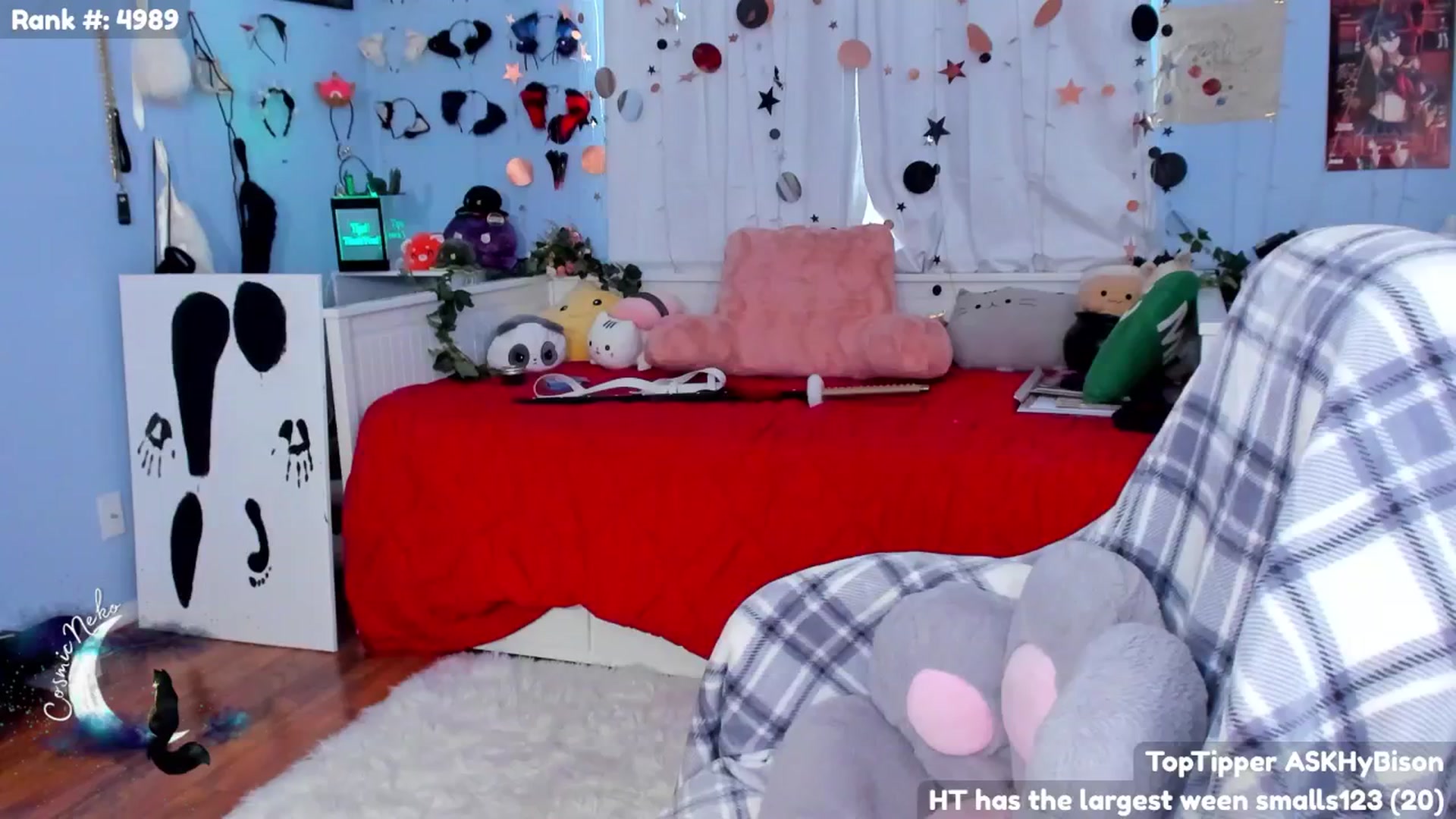 Gallery image thumbnail from CosmicNeko's myfreecams stream on, 06/23/2024, 23:37 image 2 of 20