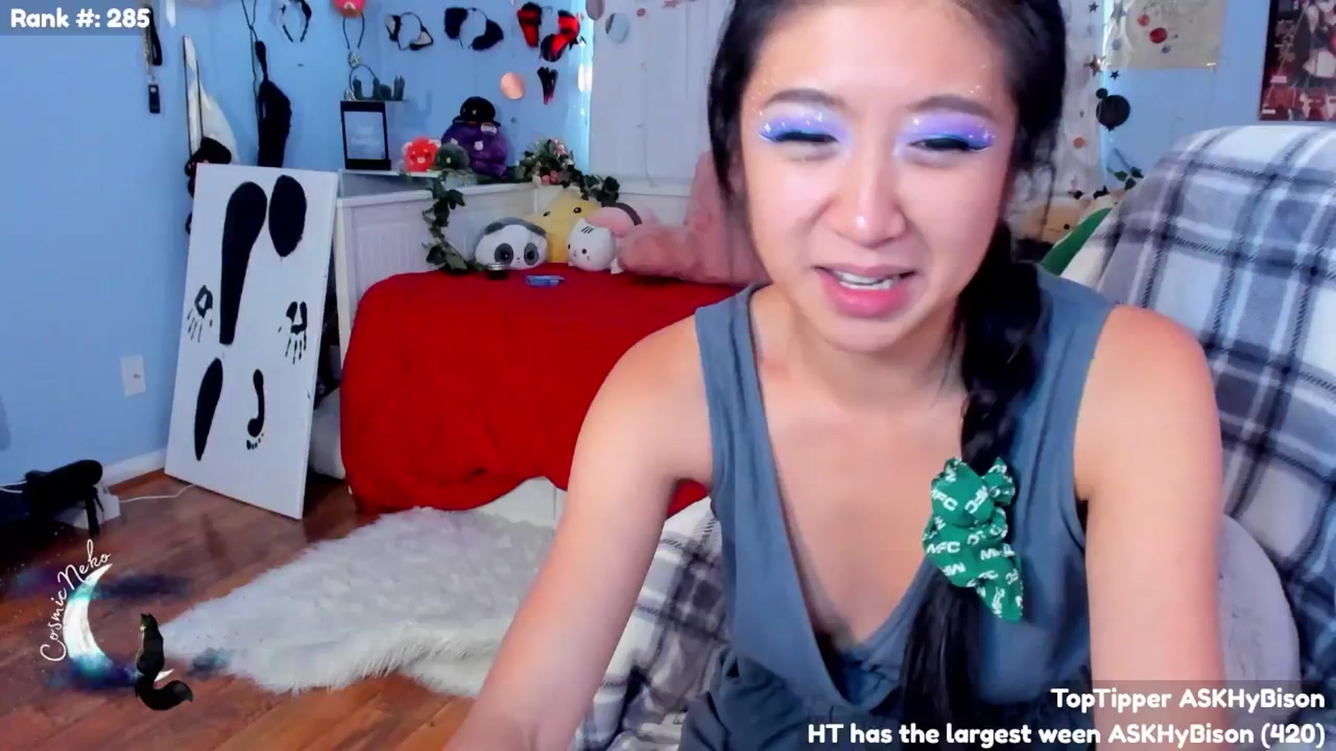 Gallery image thumbnail from CosmicNeko's myfreecams stream on, 07/01/2024, 17:50 image 18 of 20