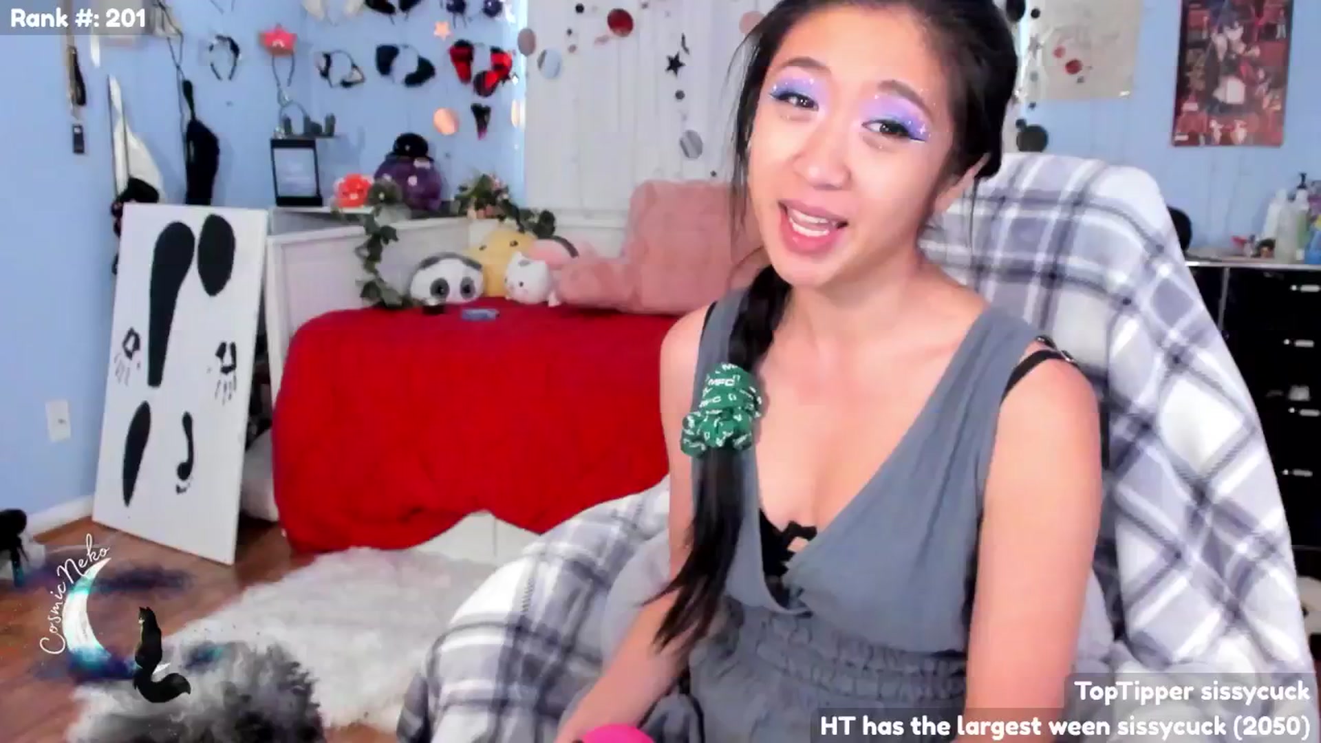 Gallery image thumbnail from CosmicNeko's myfreecams stream on, 07/01/2024, 23:11 image 4 of 20