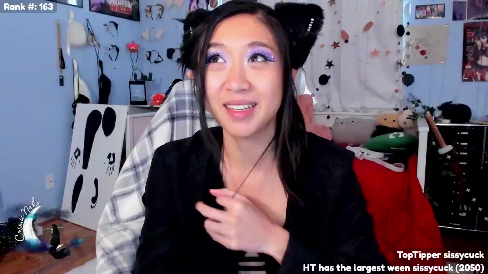 Gallery image thumbnail from CosmicNeko's myfreecams stream on, 07/01/2024, 23:11 image 17 of 20