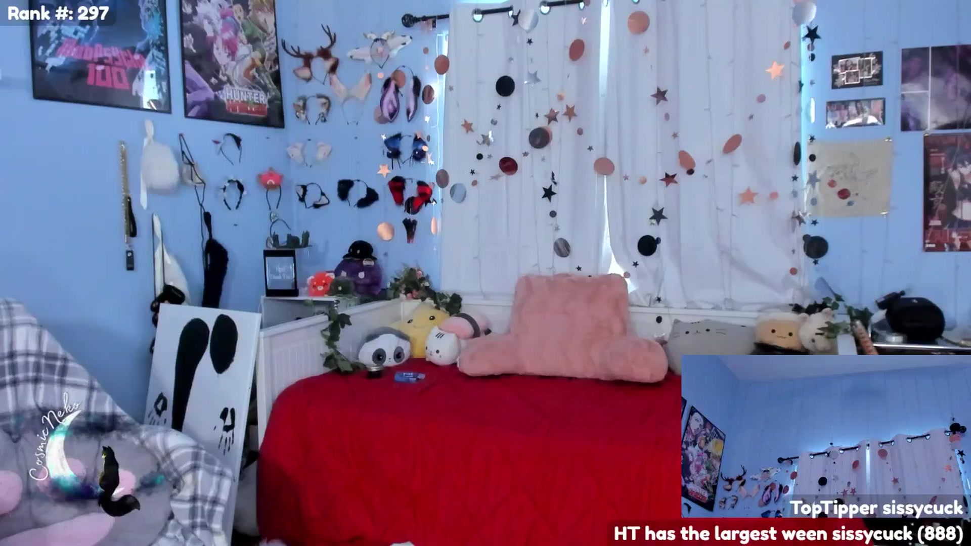 Gallery image thumbnail from CosmicNeko's myfreecams stream on, 07/03/2024, 22:17 image 11 of 20