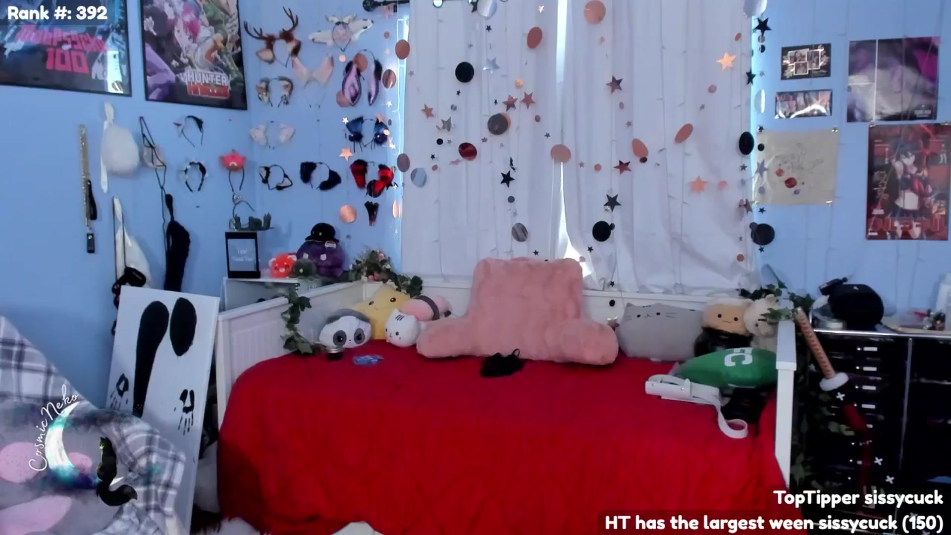 Gallery image thumbnail from CosmicNeko's myfreecams stream on, 07/03/2024, 22:17 image 6 of 20
