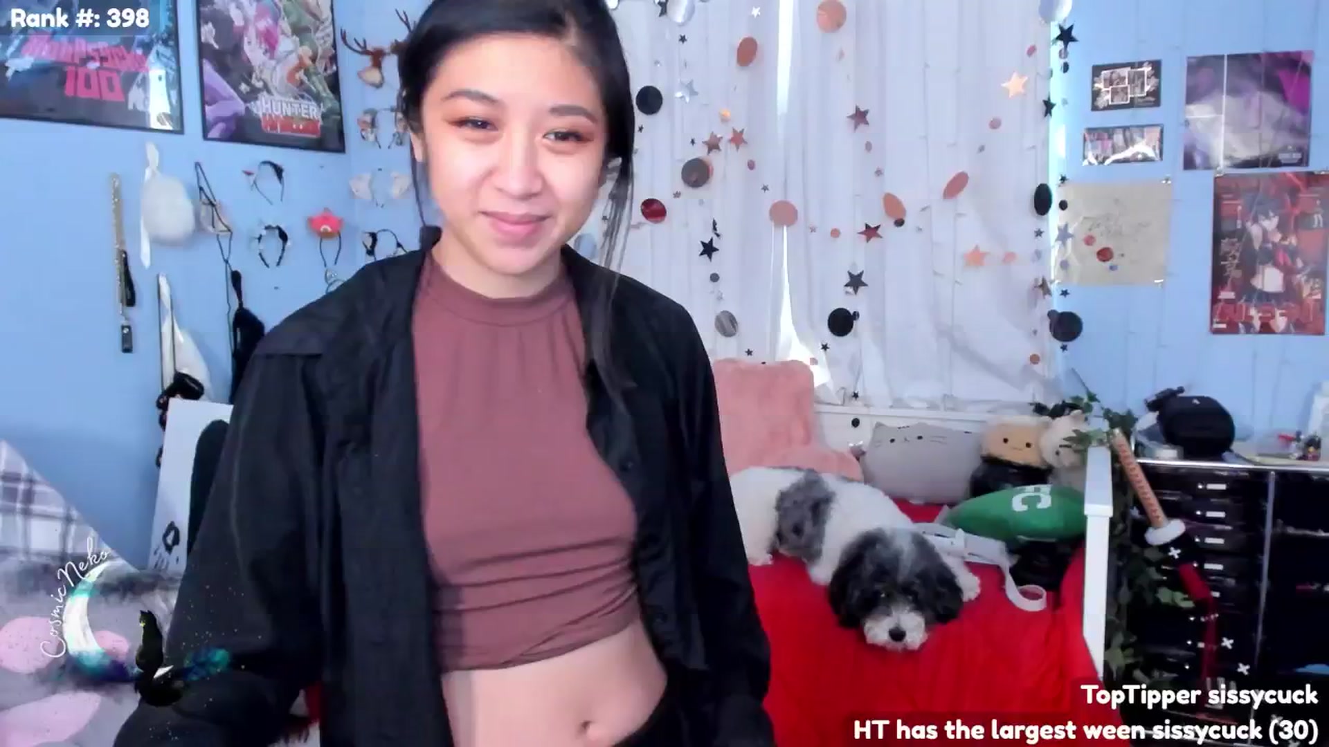 Gallery image thumbnail from CosmicNeko's myfreecams stream on, 07/03/2024, 22:17 image 4 of 20