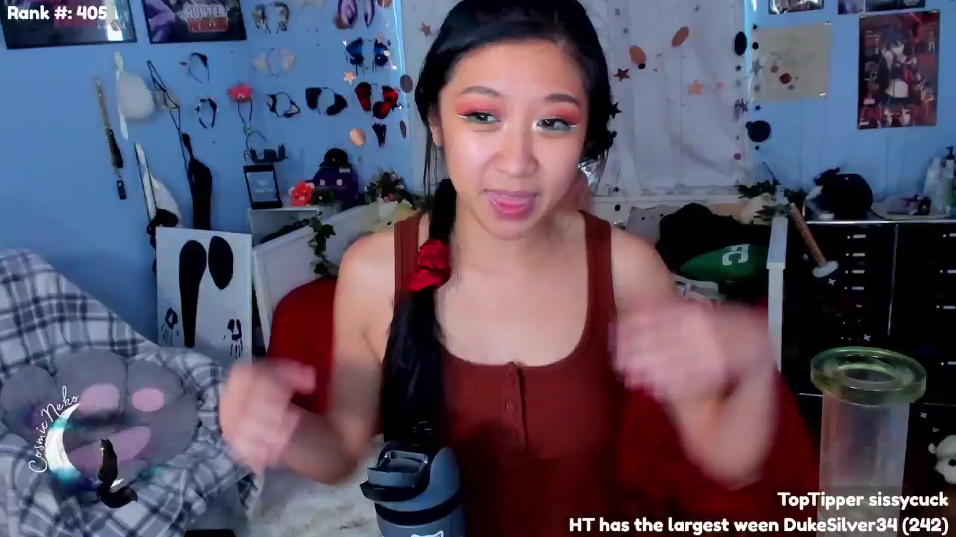 Gallery image thumbnail from CosmicNeko's myfreecams stream on, 07/04/2024, 23:32 image 18 of 20