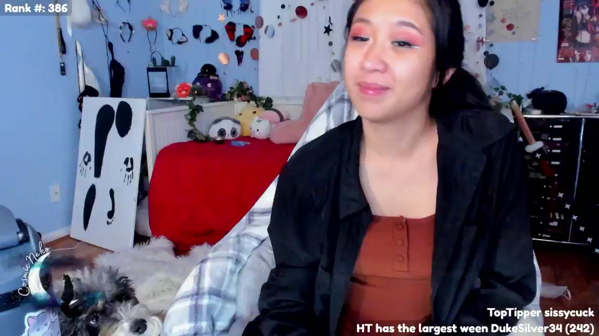 Gallery image thumbnail from CosmicNeko's myfreecams stream on, 07/05/2024, 03:55 image 15 of 20