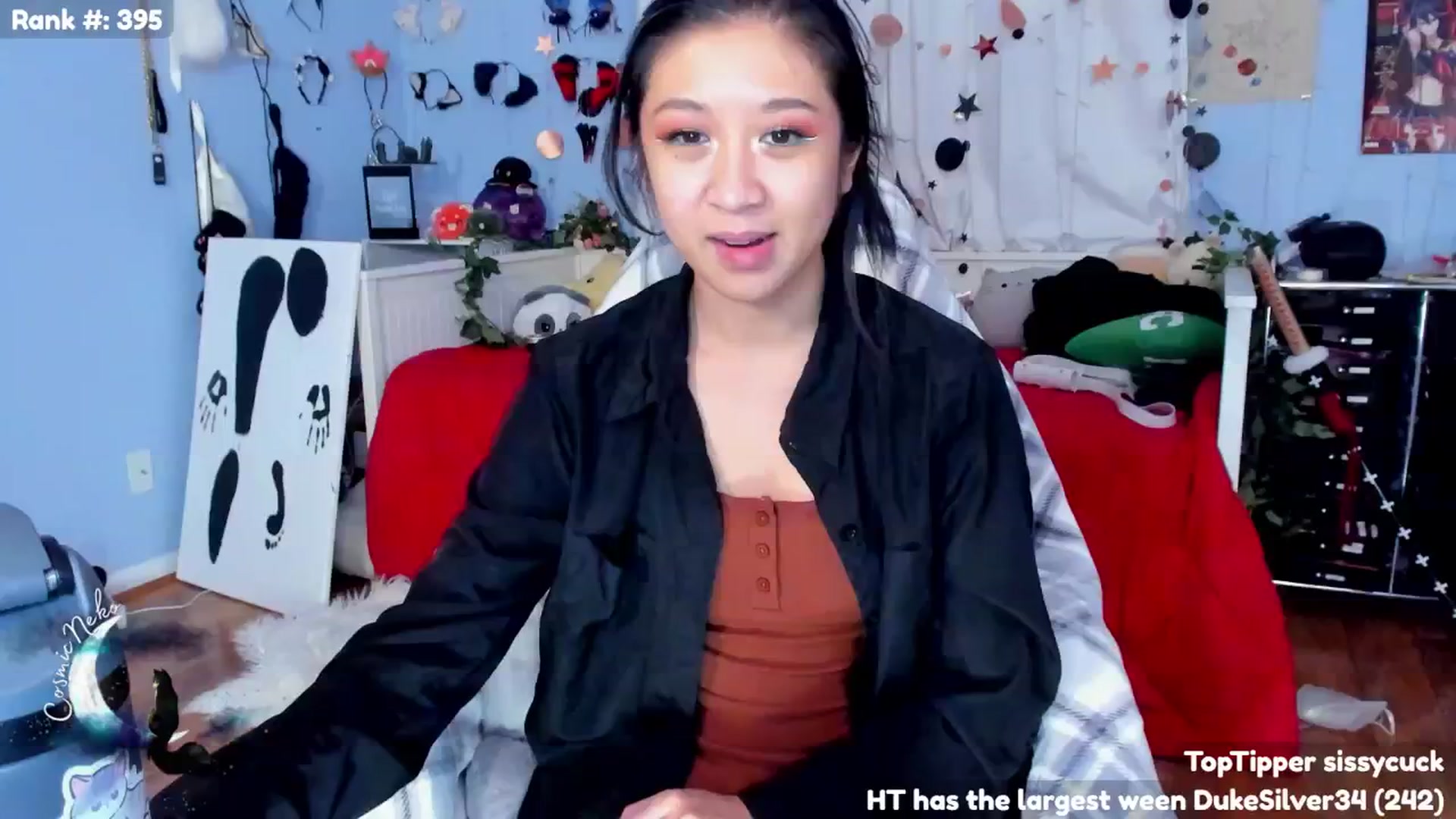 Gallery image thumbnail from CosmicNeko's myfreecams stream on, 07/05/2024, 03:55 image 7 of 20