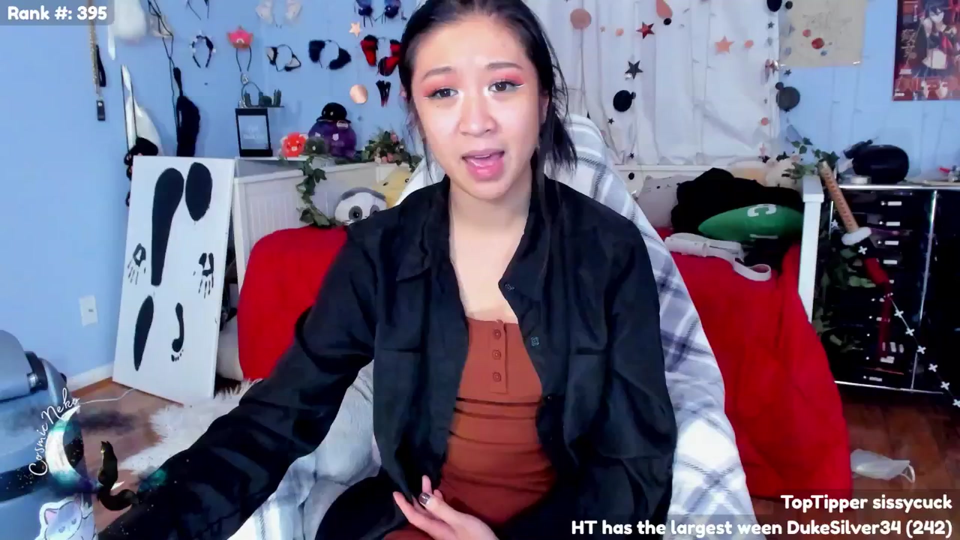 Gallery image thumbnail from CosmicNeko's myfreecams stream on, 07/05/2024, 03:55 image 9 of 20