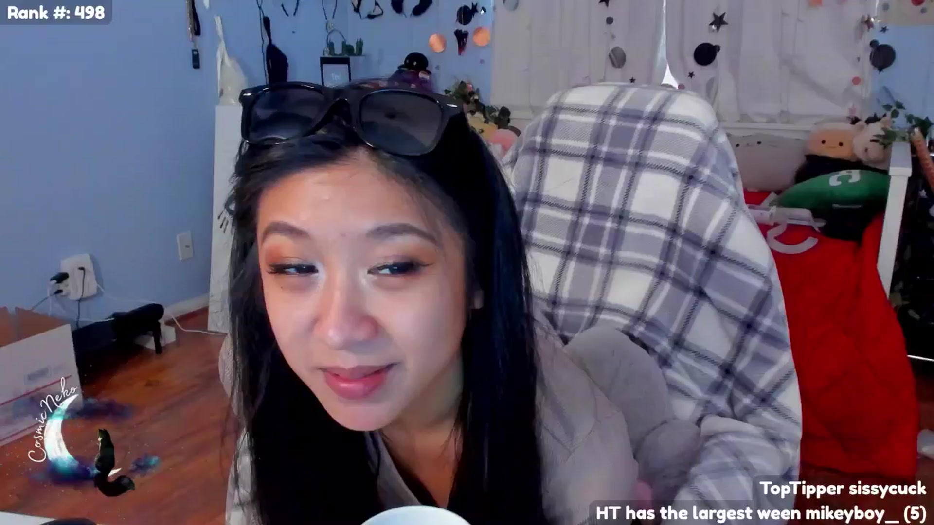 Gallery image thumbnail from CosmicNeko's myfreecams stream on, 07/08/2024, 24:10 image 1 of 20