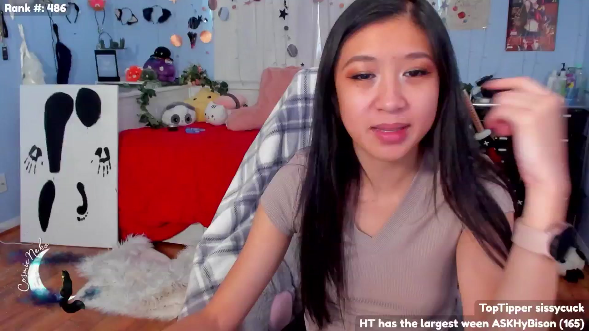 Gallery image thumbnail from CosmicNeko's myfreecams stream on, 07/08/2024, 24:17 image 9 of 20