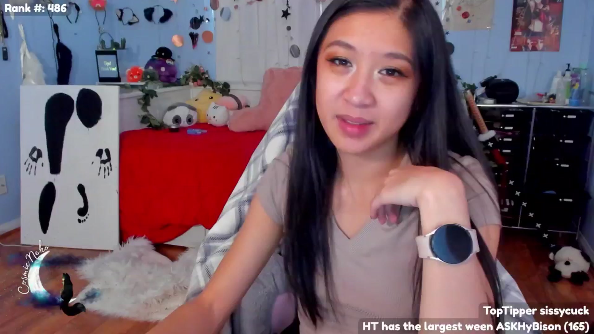 Gallery image thumbnail from CosmicNeko's myfreecams stream on, 07/08/2024, 24:17 image 10 of 20