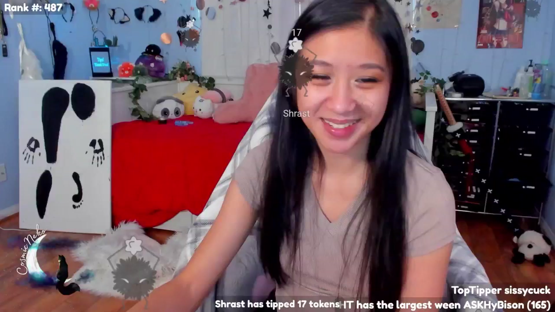 Gallery image thumbnail from CosmicNeko's myfreecams stream on, 07/08/2024, 24:17 image 5 of 20