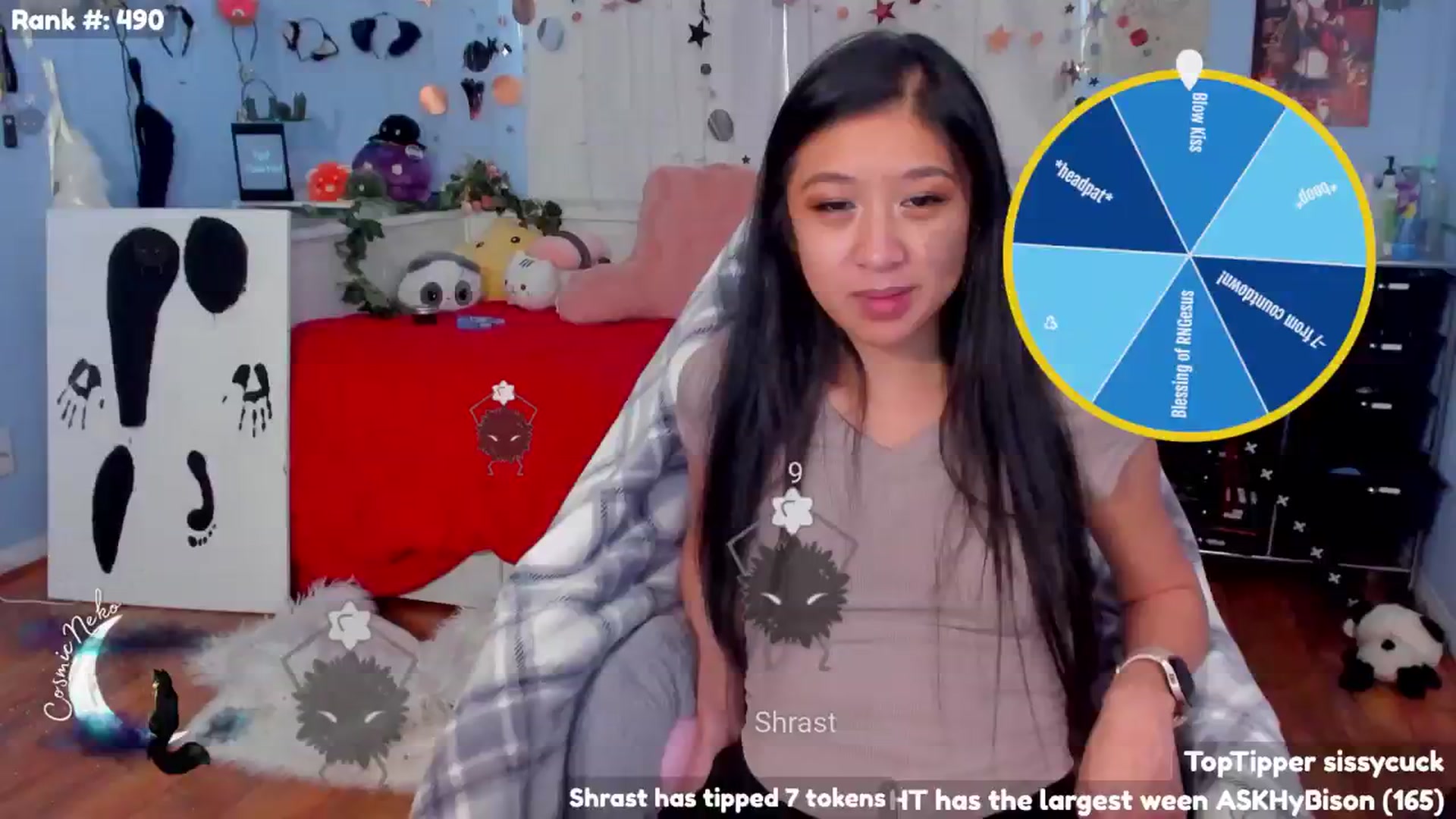 Gallery image thumbnail from CosmicNeko's myfreecams stream on, 07/08/2024, 24:17 image 4 of 20