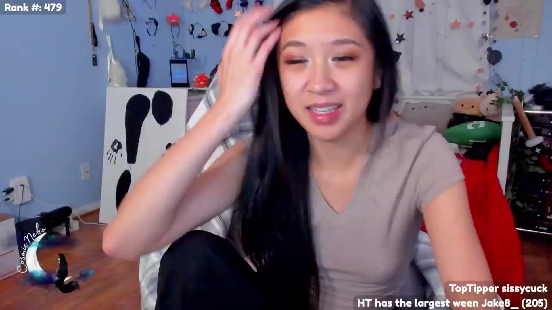 Gallery image thumbnail from CosmicNeko's myfreecams stream on, 07/08/2024, 04:14 image 4 of 20