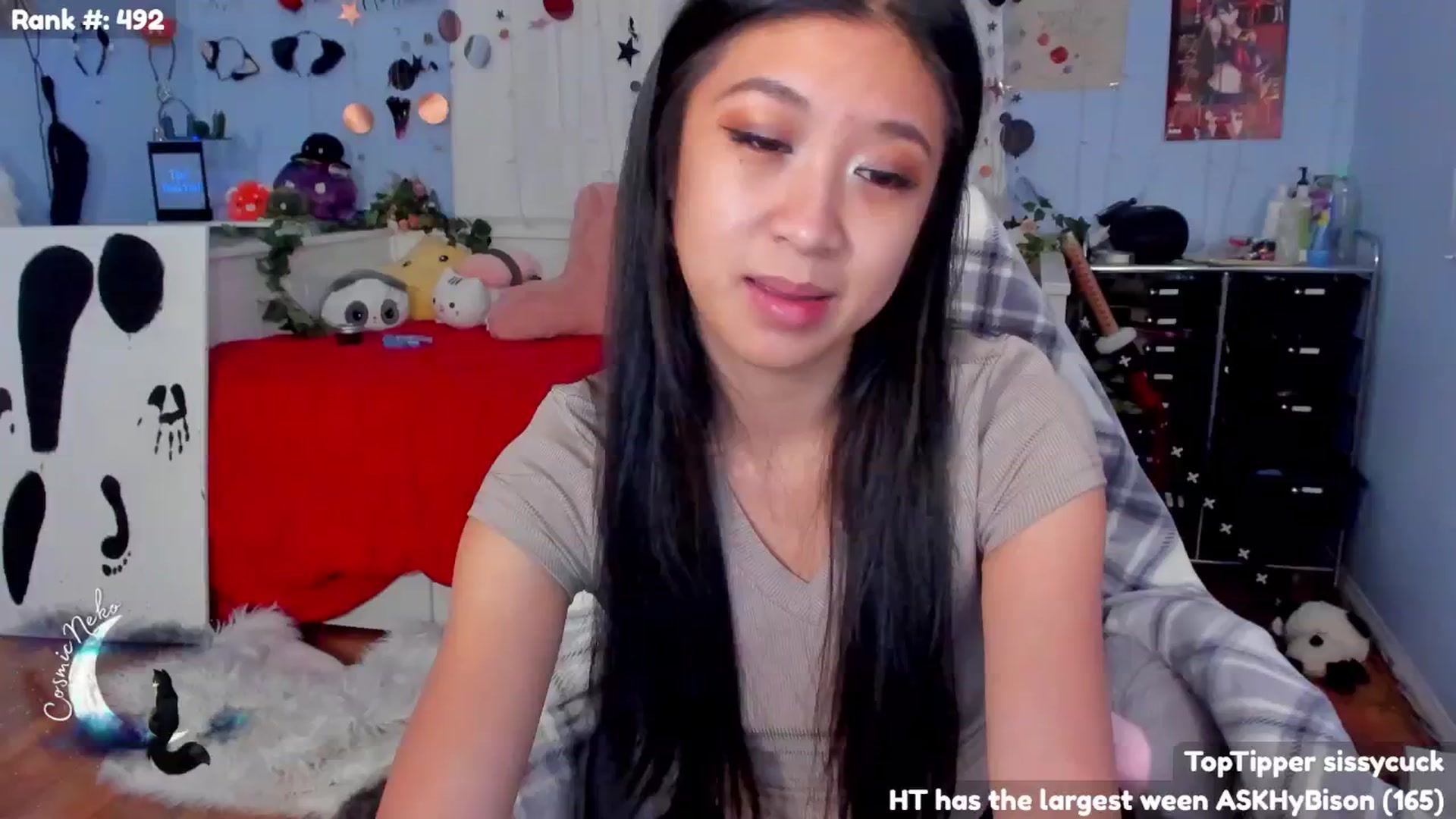 Gallery image thumbnail from CosmicNeko's myfreecams stream on, 07/08/2024, 04:14 image 3 of 20