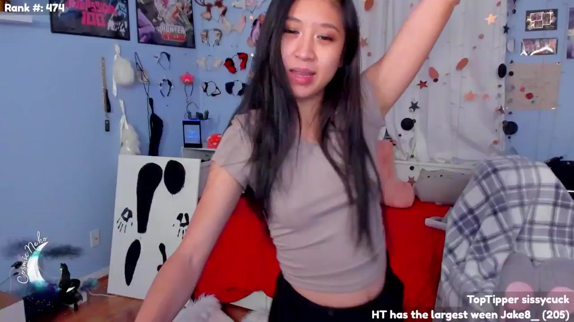 Gallery image thumbnail from CosmicNeko's myfreecams stream on, 07/08/2024, 04:14 image 12 of 20