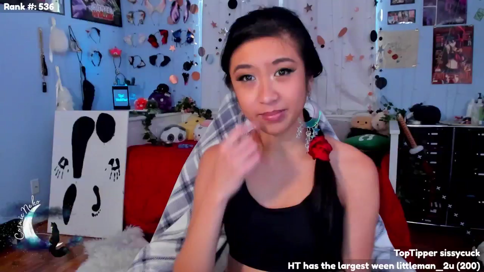 Gallery image thumbnail from CosmicNeko's myfreecams stream on, 07/09/2024, 23:31 image 12 of 20