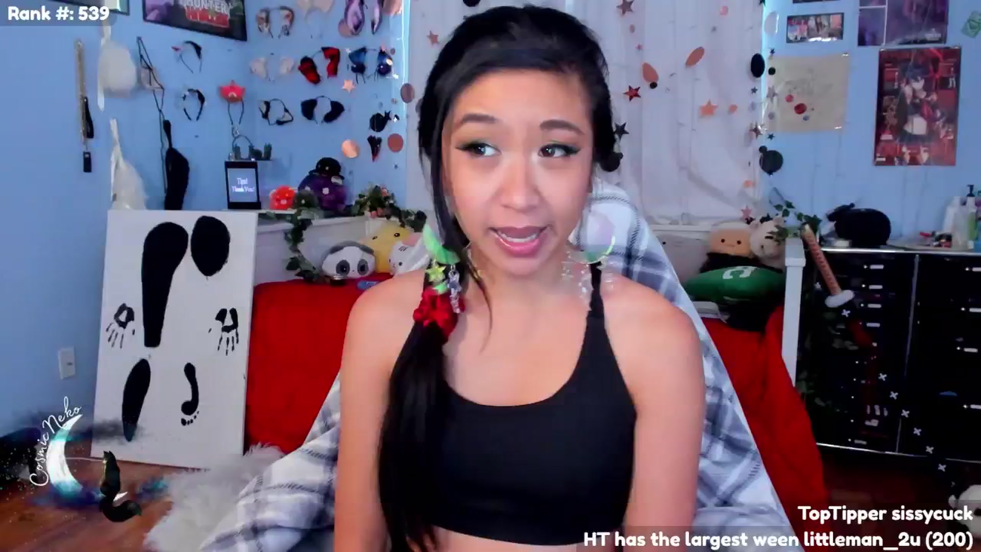 Gallery image thumbnail from CosmicNeko's myfreecams stream on, 07/09/2024, 23:31 image 3 of 20