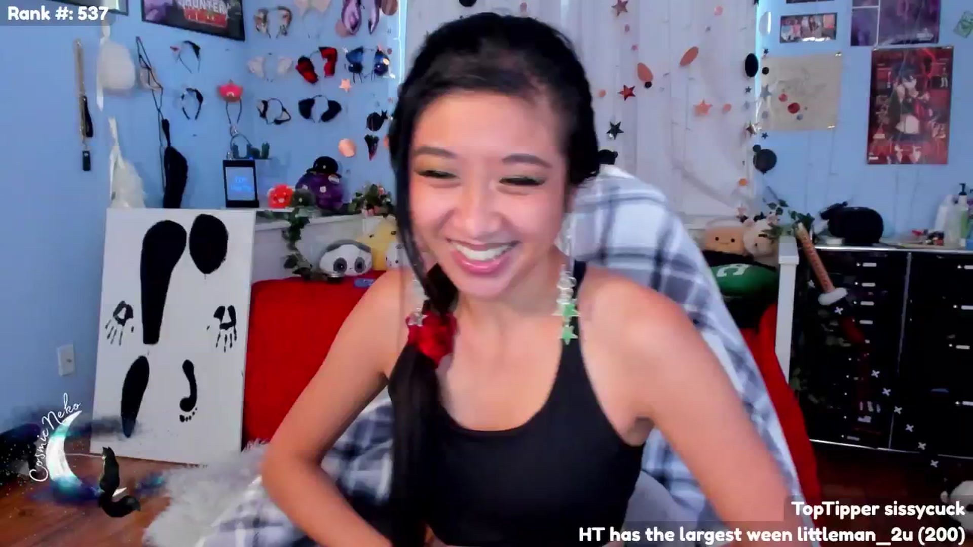 Gallery image thumbnail from CosmicNeko's myfreecams stream on, 07/09/2024, 23:31 image 5 of 20